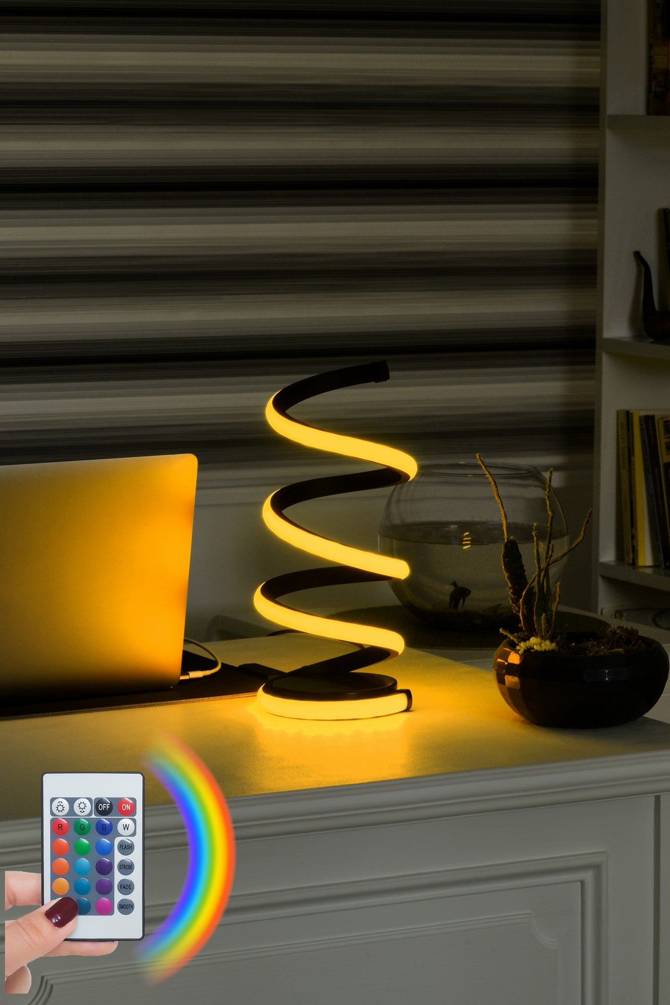 Candeeiro de mesa-Vermeer Black-Multicolorido