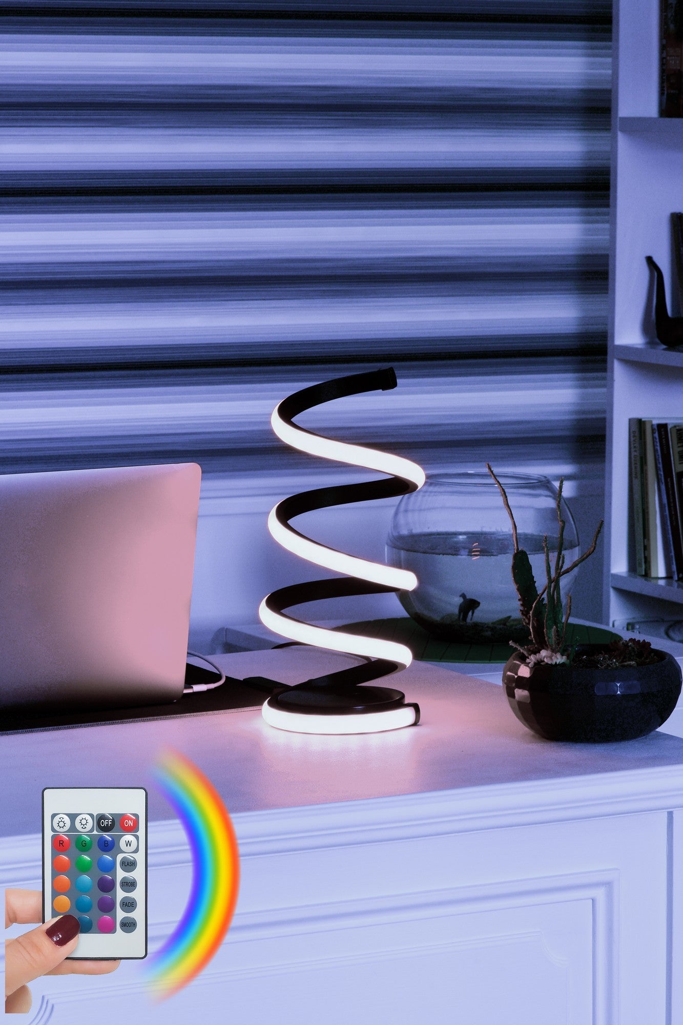 Candeeiro de mesa-Vermeer Black-Multicolorido
