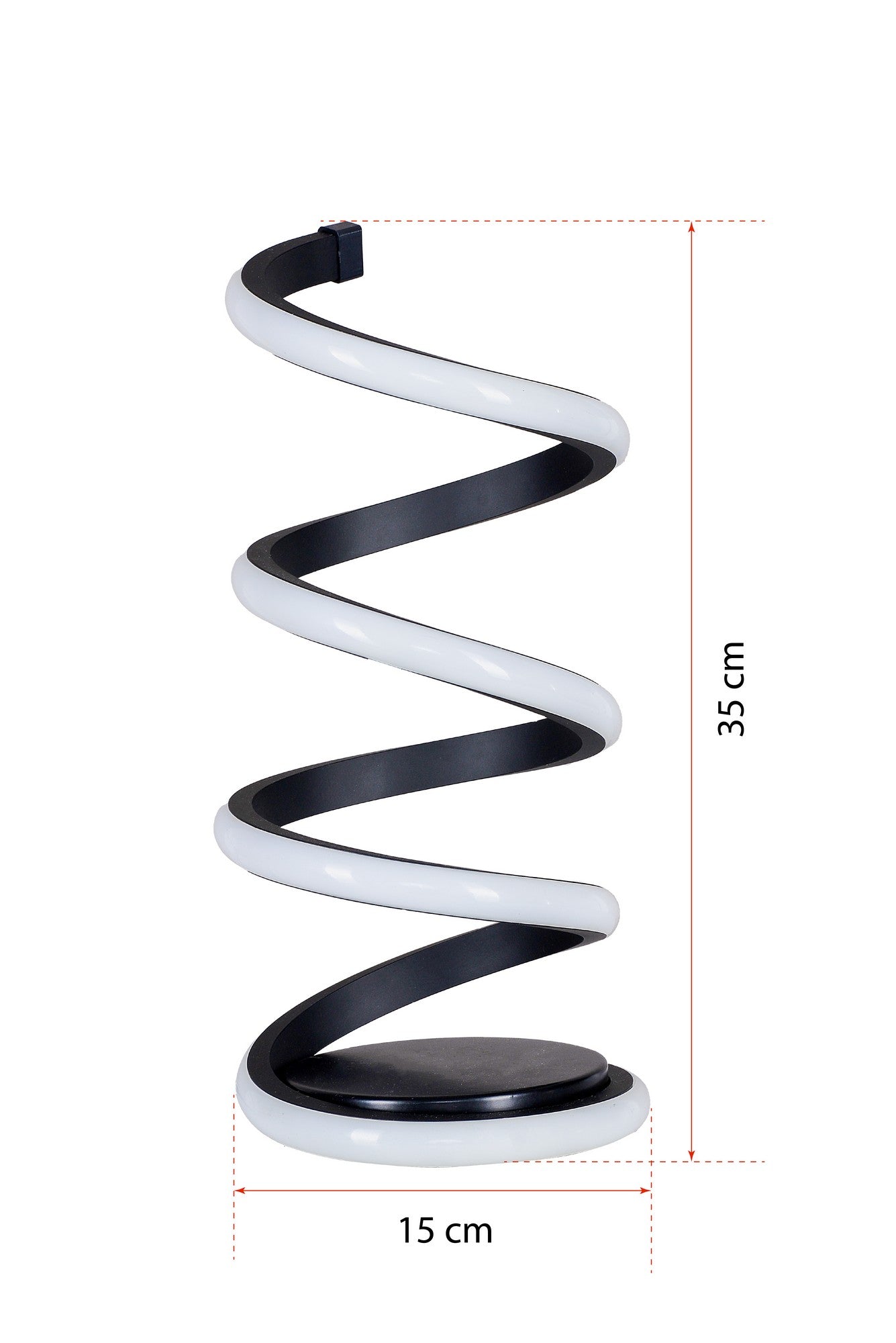 Candeeiro de mesa-Vermeer Black-Branco