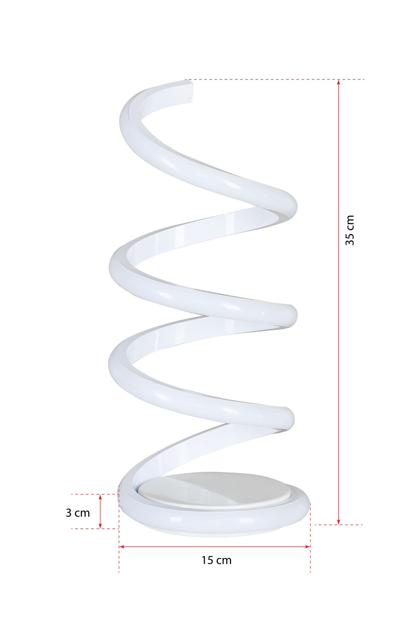 Candeeiro de mesa-Vermeer White-Multicolorido