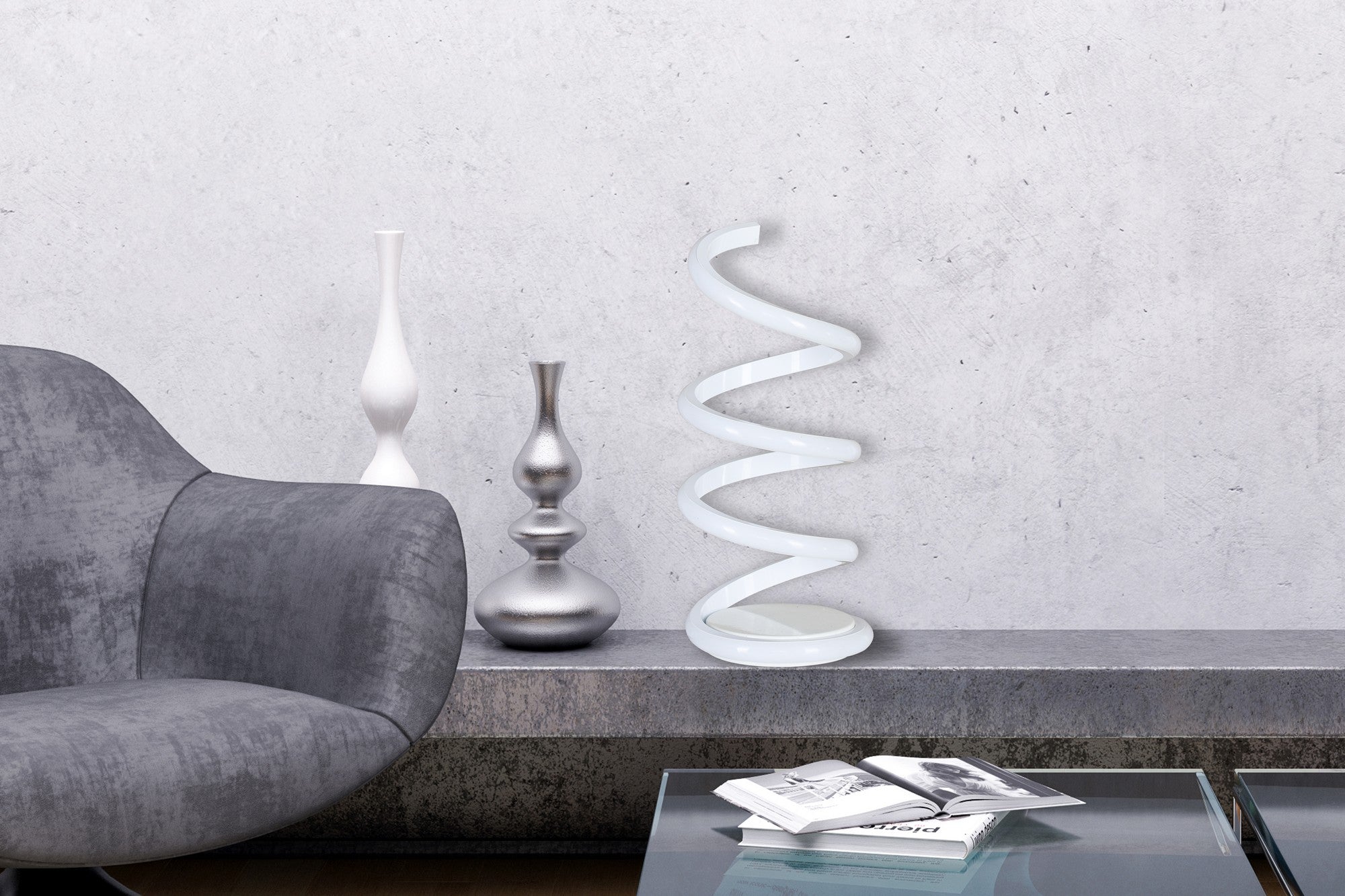 Candeeiro de mesa-Vermeer White-Branco