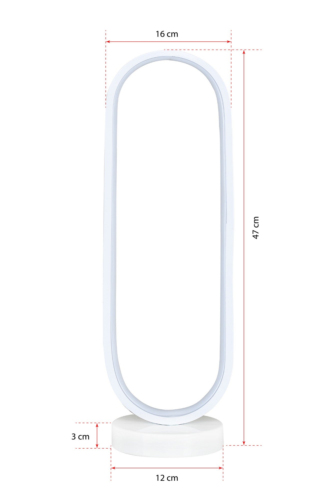 Candeeiro de mesa-Orbitae White-Branco