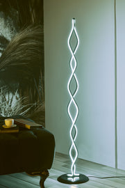 Candeeiro de Pé-Catena Black-Branco