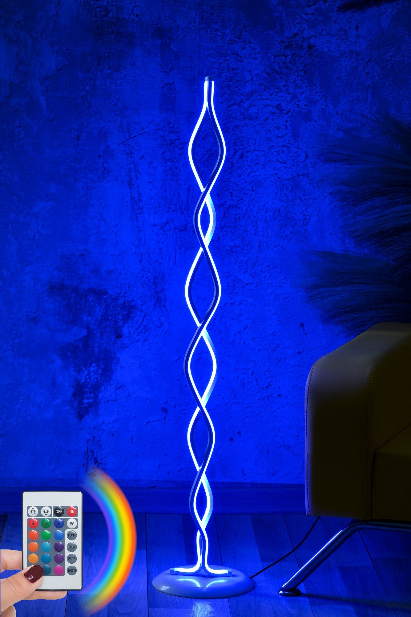 Candeeiro de Pé-Catena White-Multicolorido