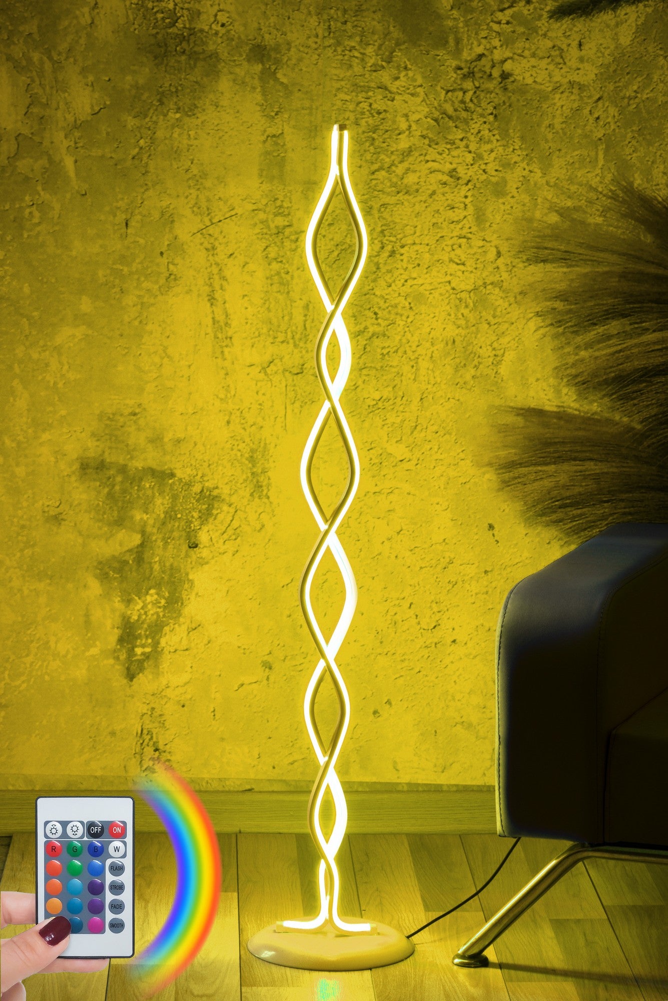 Candeeiro de Pé-Catena White-Multicolorido