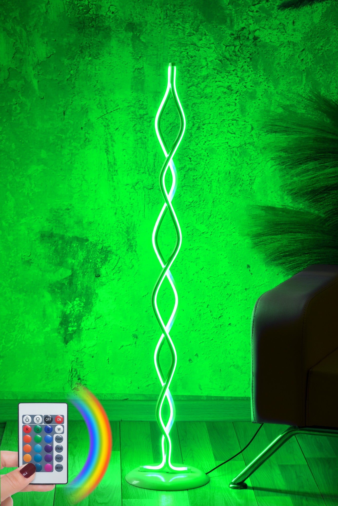 Candeeiro de Pé-Catena White-Multicolorido