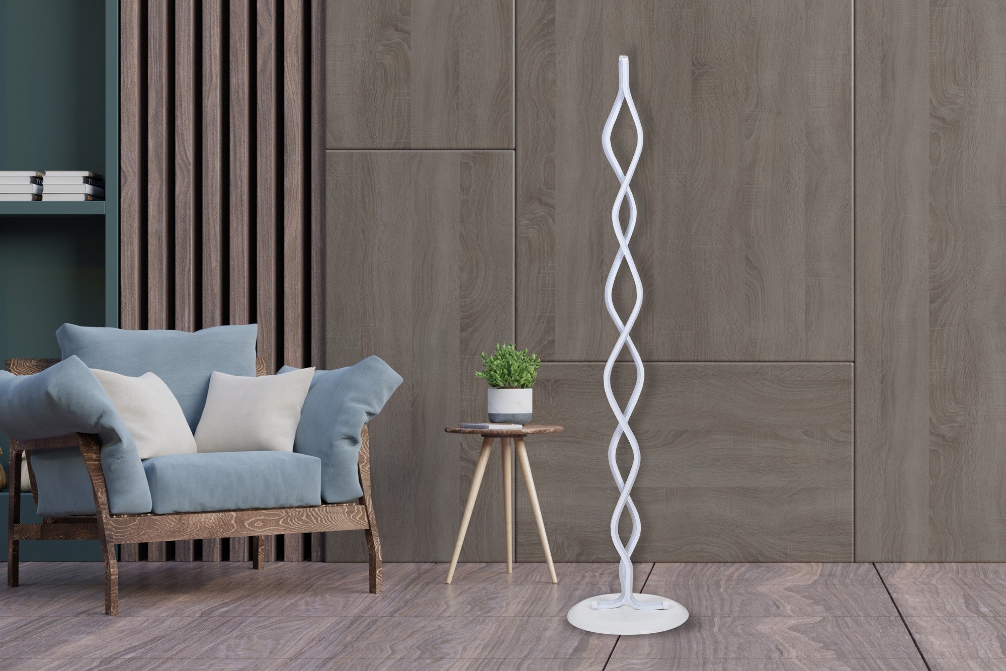 Candeeiro de Pé-Catena White-Multicolorido