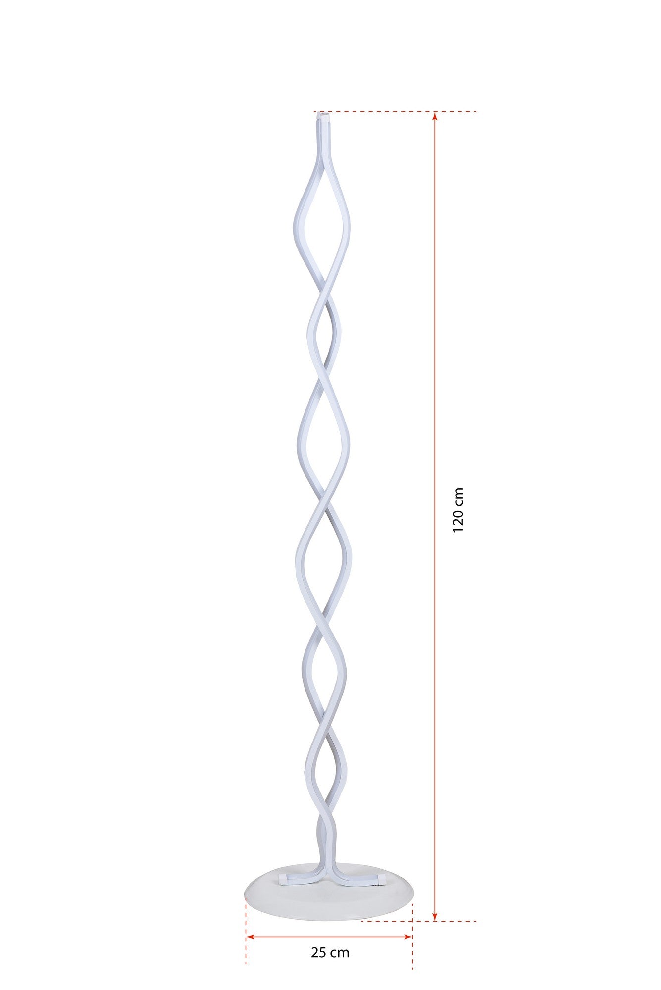 Candeeiro de Pé-Catena White-Branco