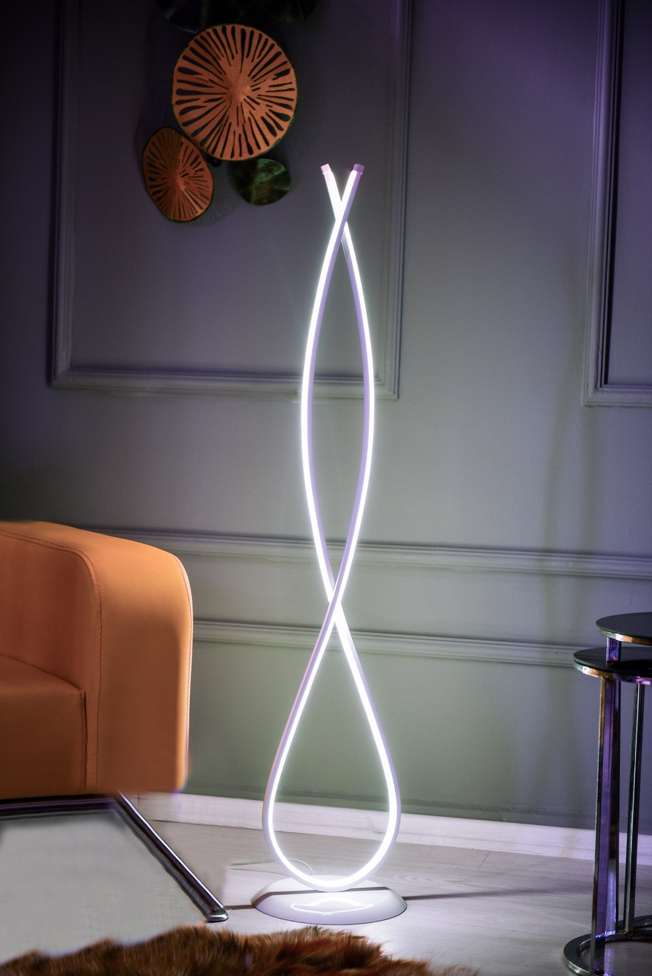 Candeeiro de Pé-Infinity White-Branco