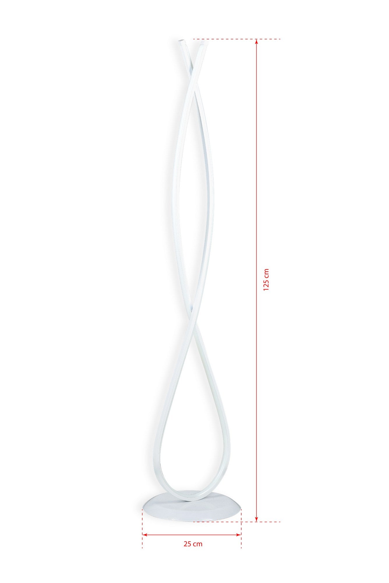 Candeeiro de Pé-Infinity White-Branco