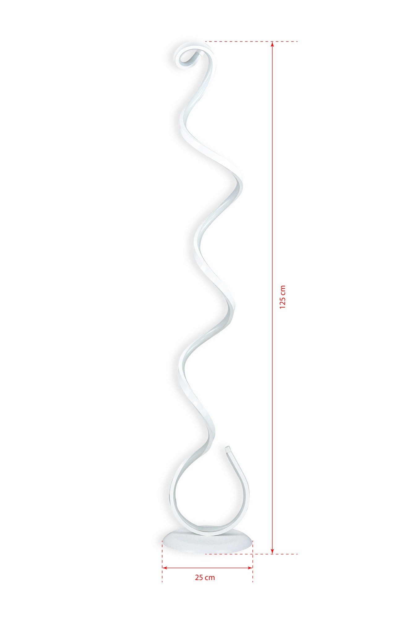 Candeeiro de Pé-Cobra White-Multicolorido