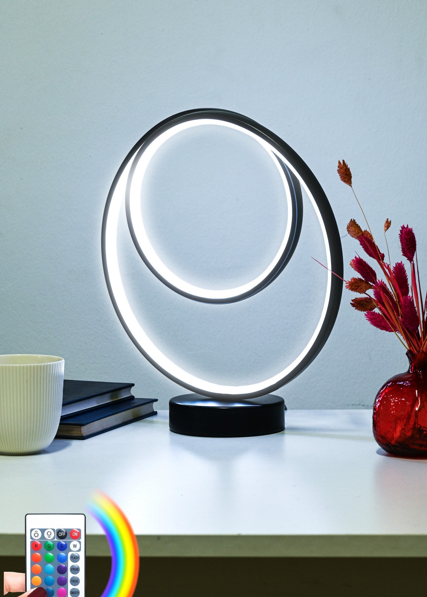 Candeeiro de mesa-Cezanne Black-Multicolorido