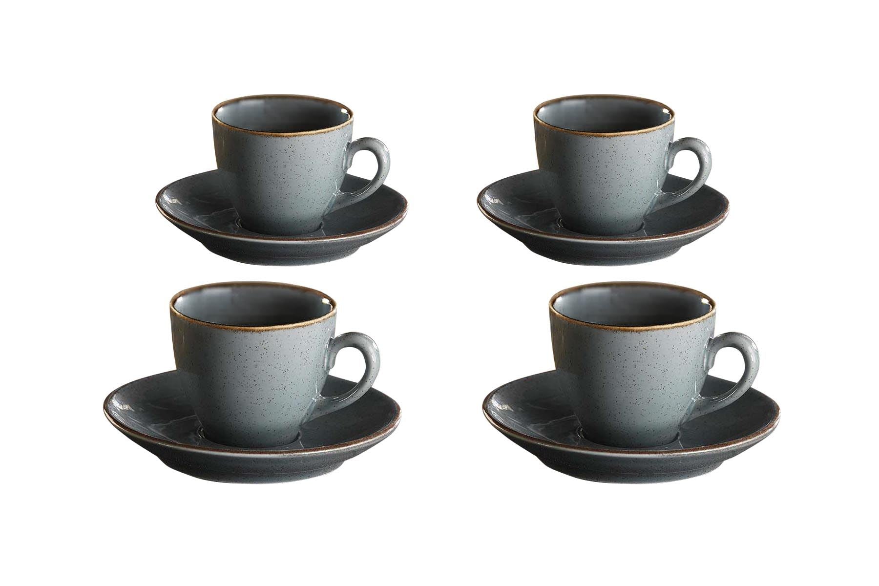 Conjunto de xícaras de chá (8 peças)-LimaCT12P01-Azul