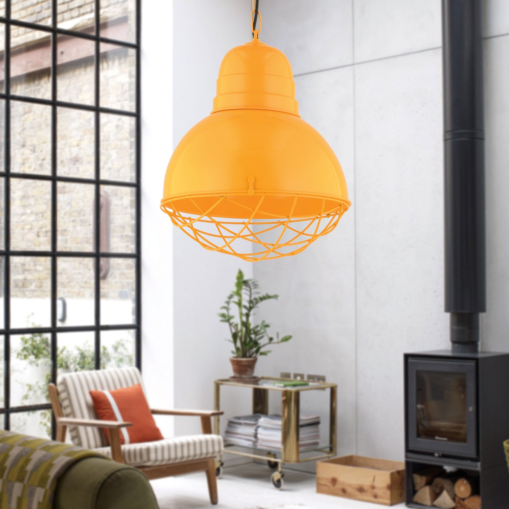 Candeeiro de Teto  - RT - 24 - Amarelo