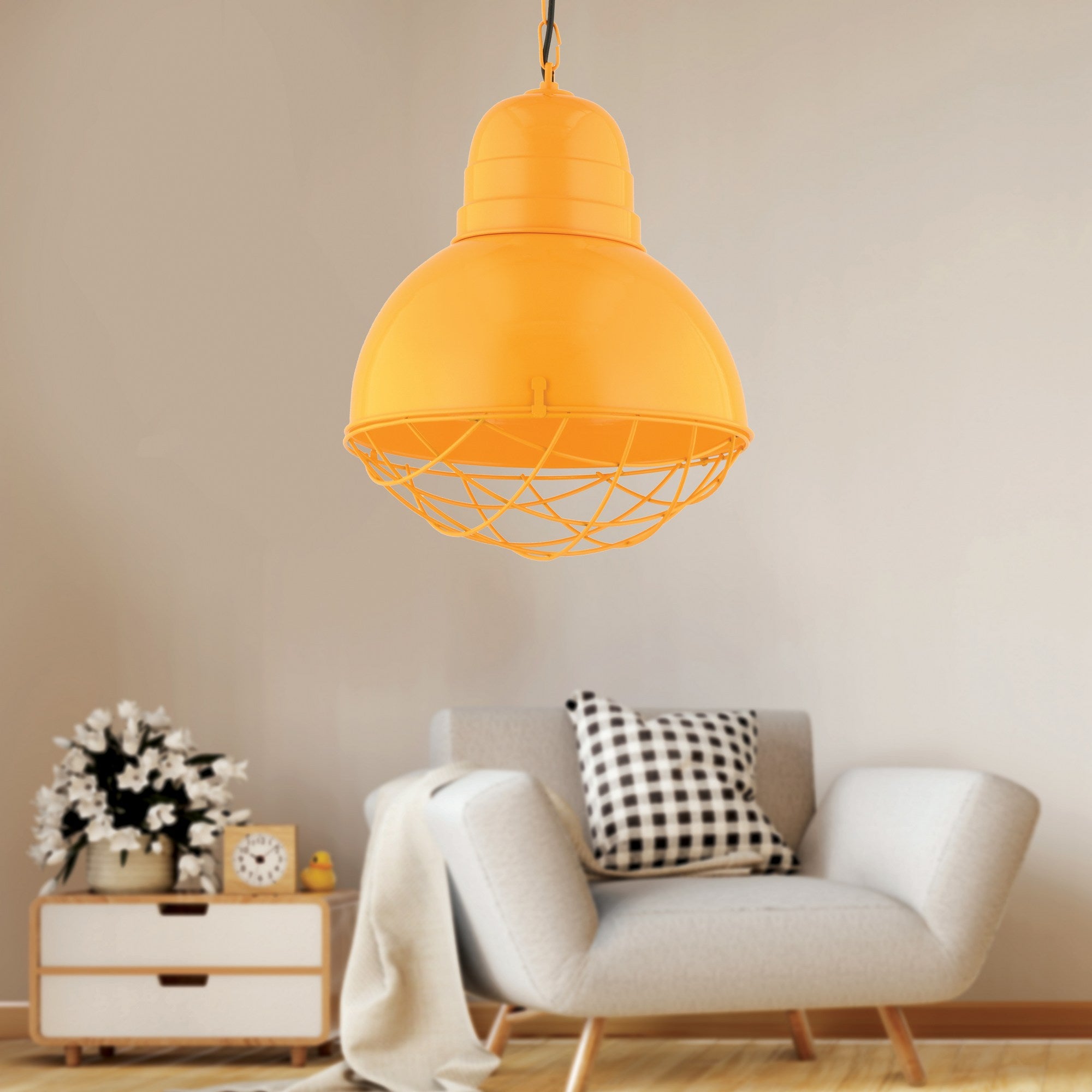 Candeeiro de Teto  - RT - 24 - Amarelo