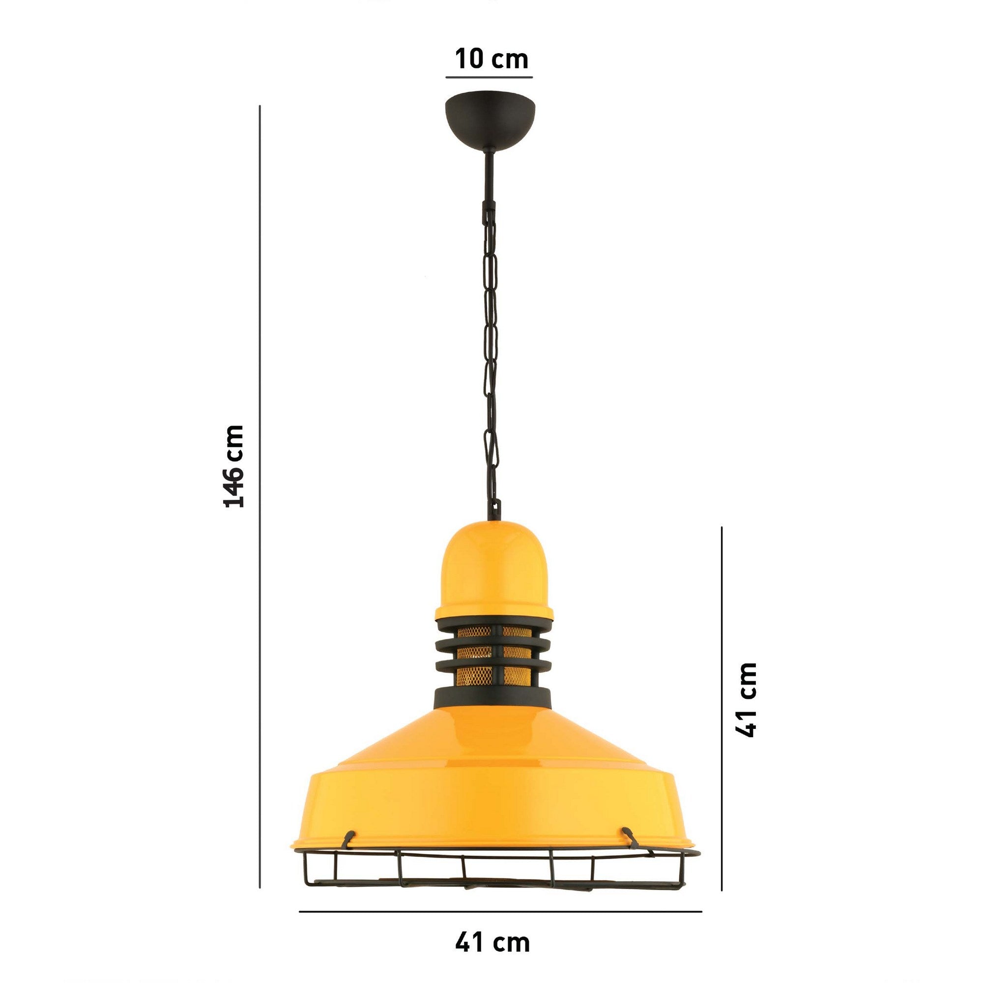 Candeeiro de Teto  - RT - 30 - Amarelo