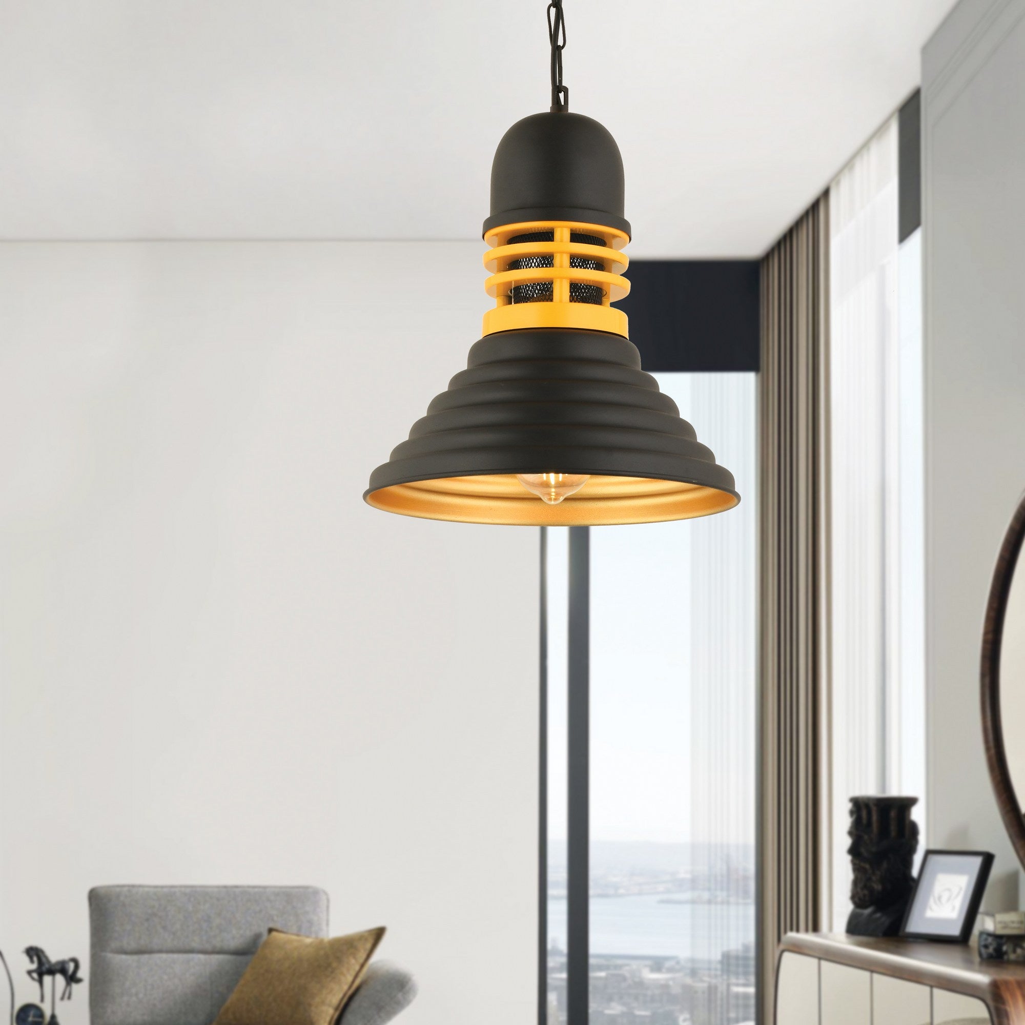 Candeeiro de Teto  - RT - 33 - Preto