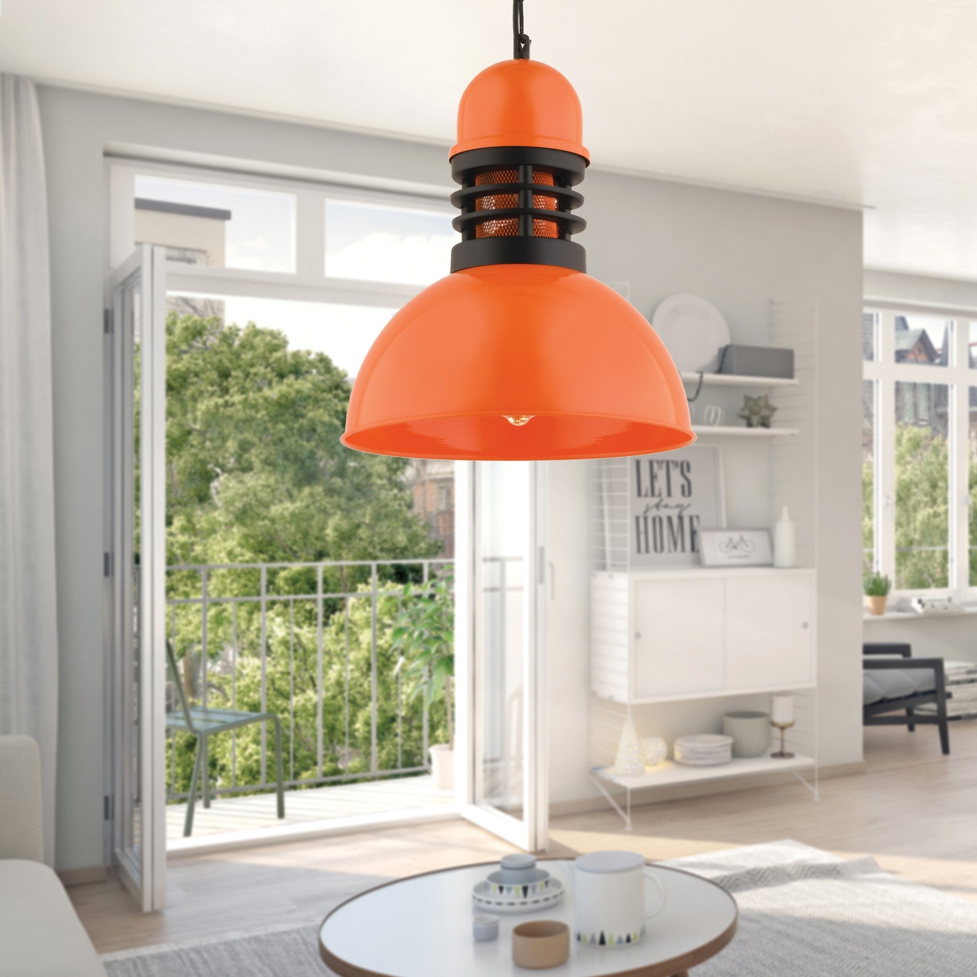 Candeeiro de Teto  - RT - 43 - Laranja