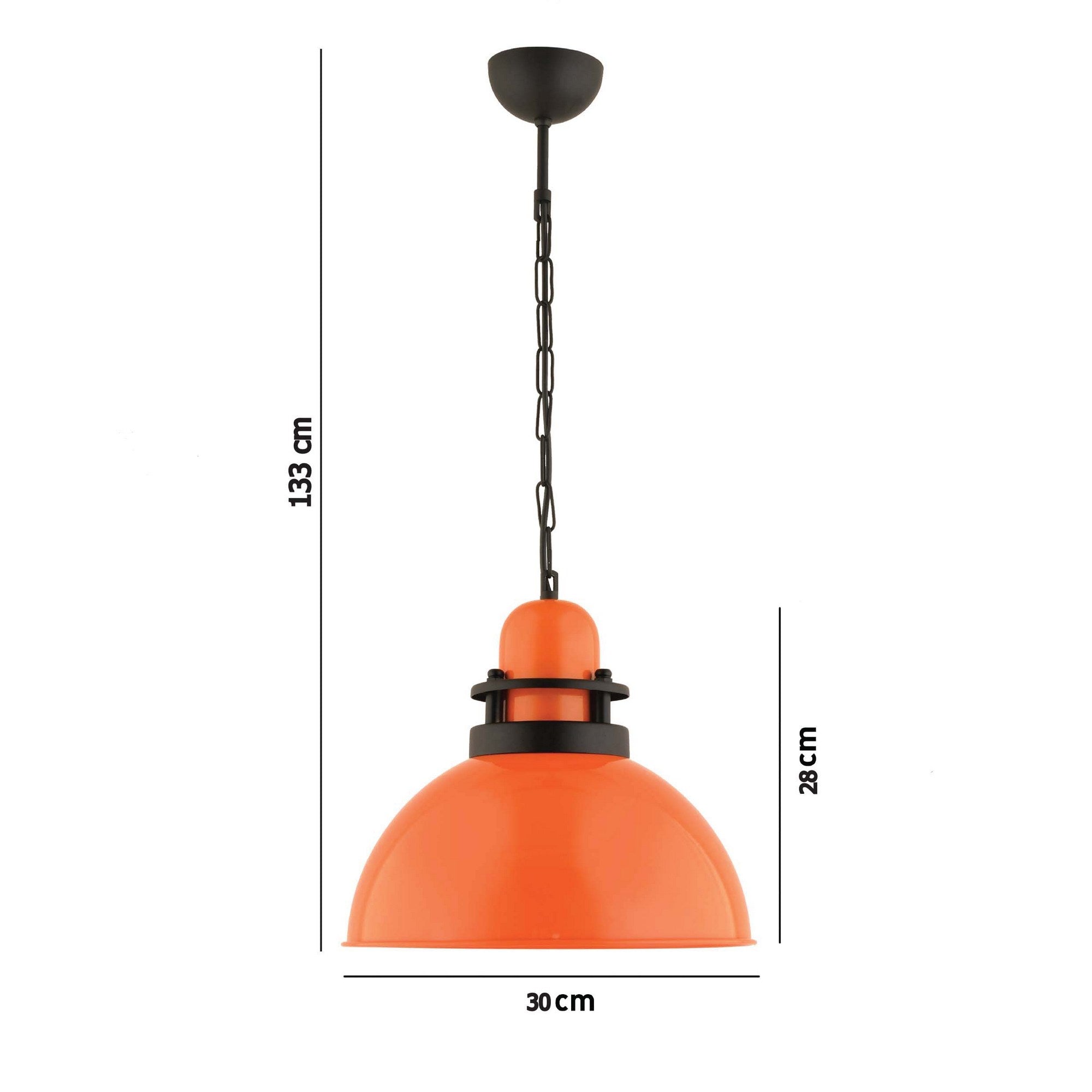 Candeeiro de Teto  - RT - 45 - Laranja