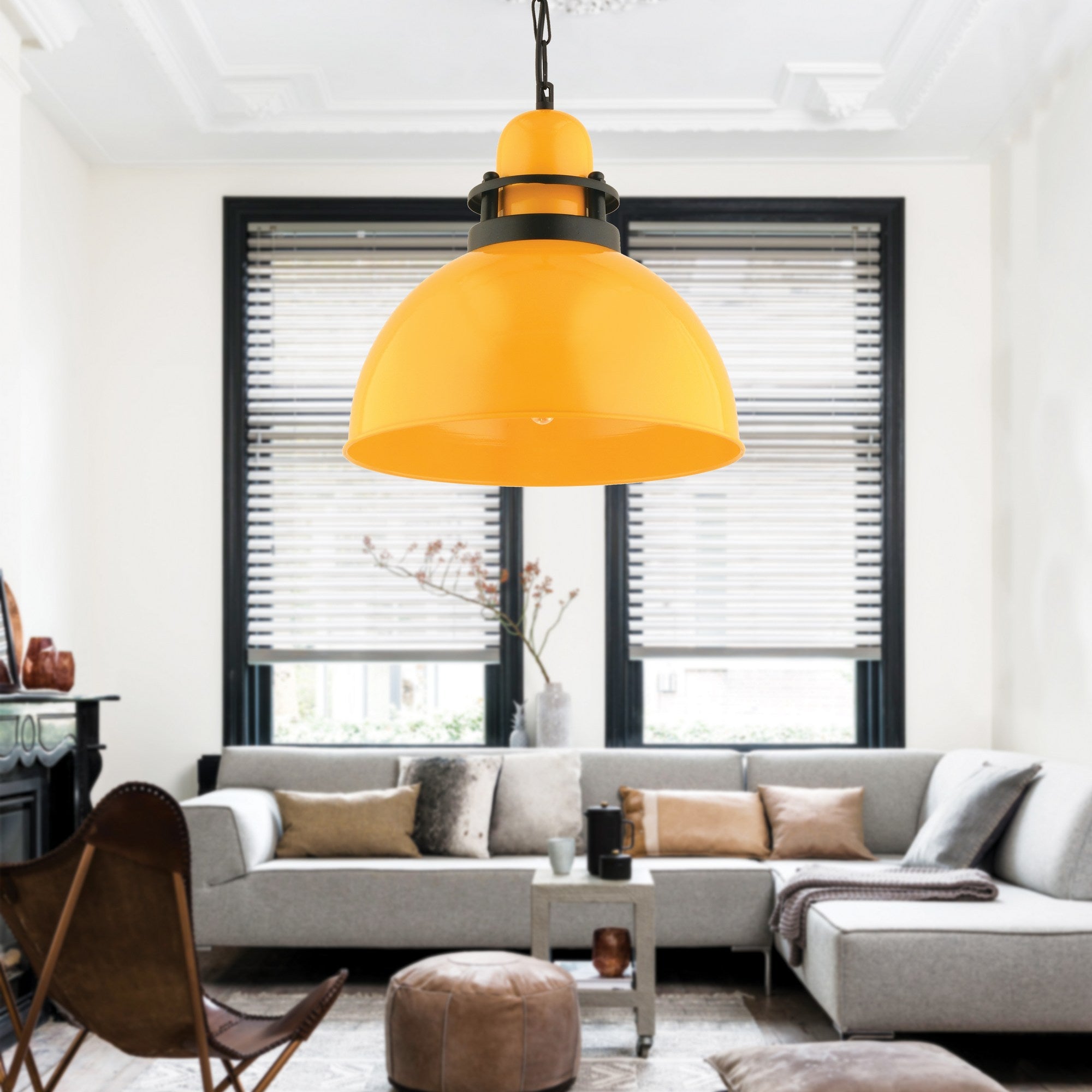 Candeeiro de Teto  - RT - 46 - Amarelo