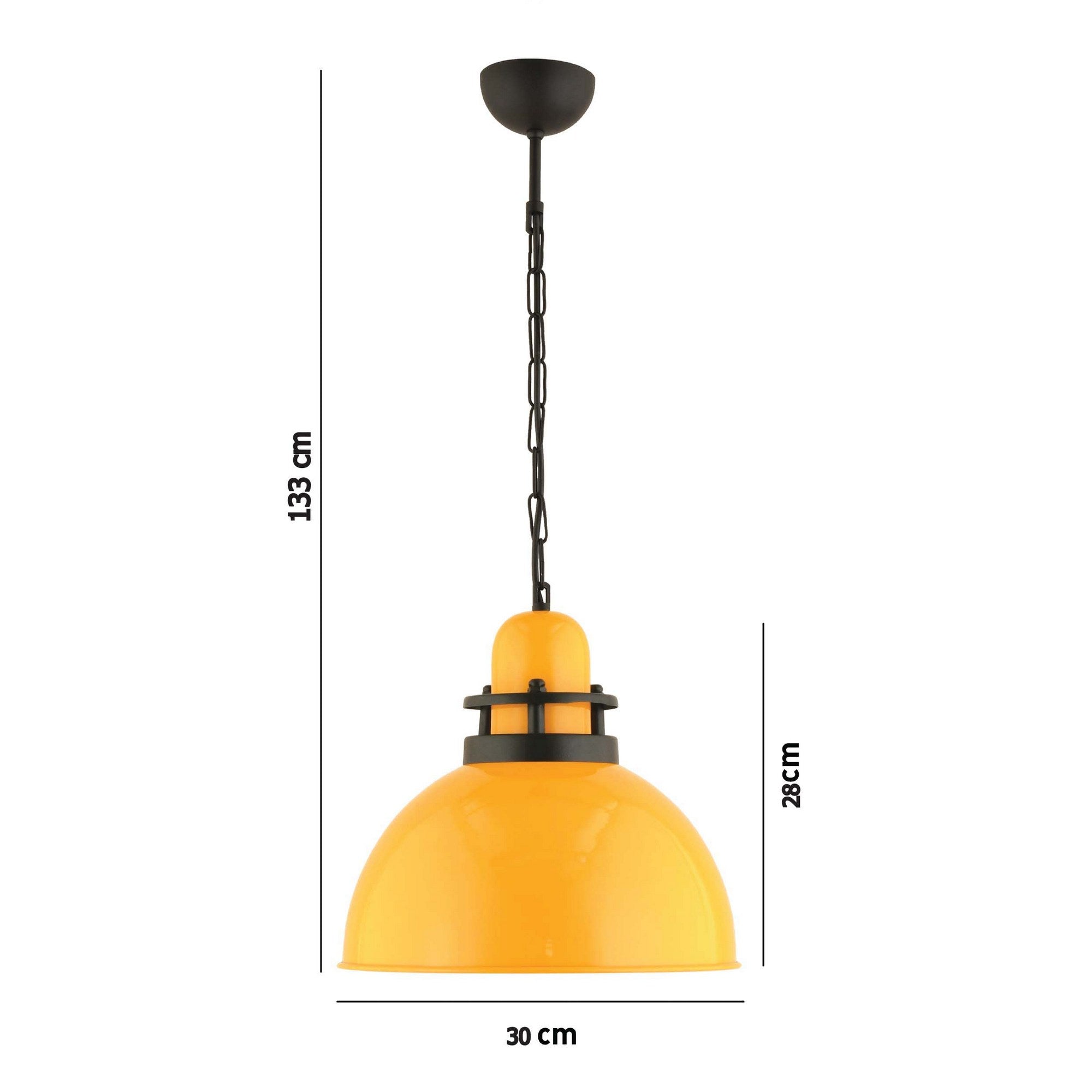 Candeeiro de Teto  - RT - 46 - Amarelo