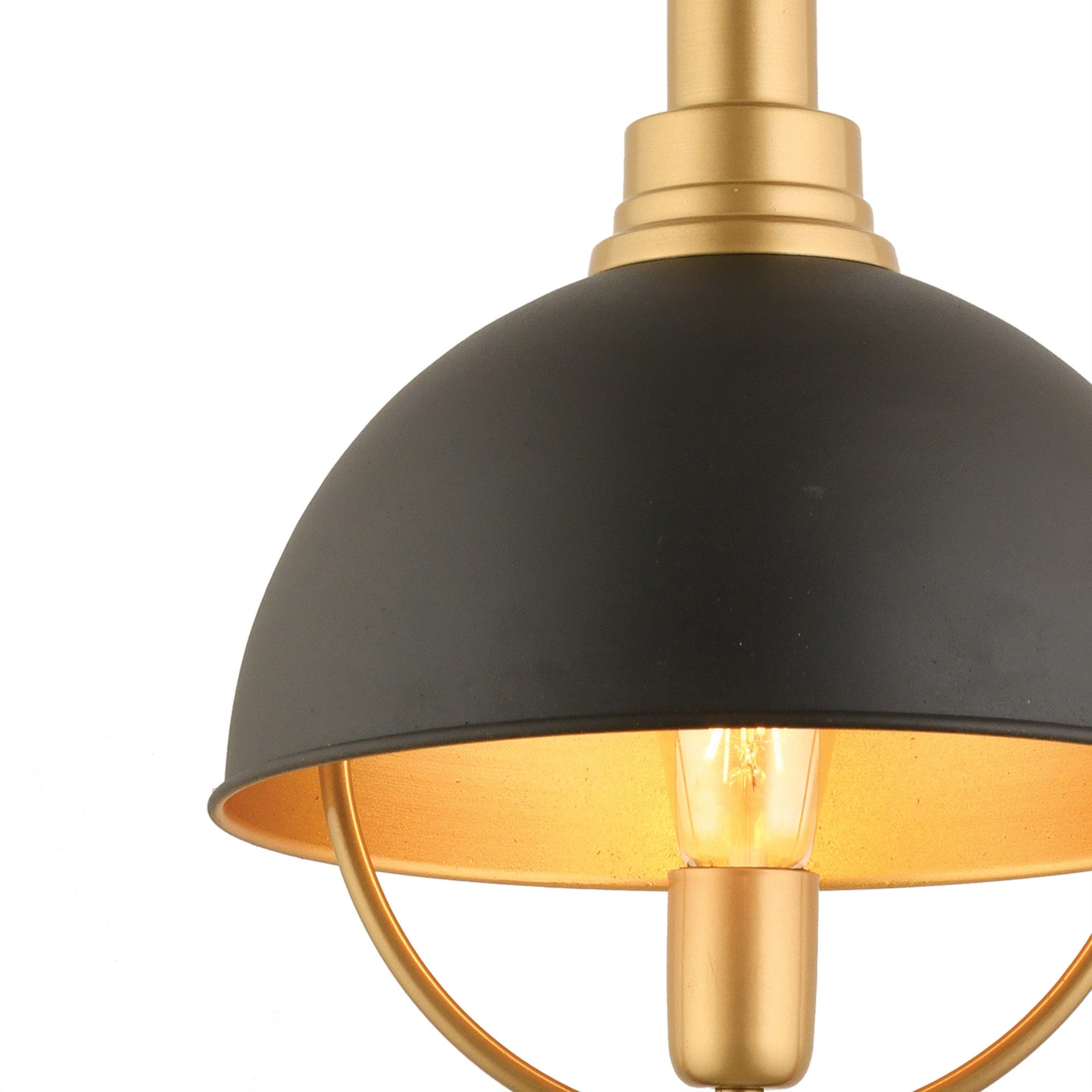 Candeeiro de Teto  - YM - 1 SY - Preto