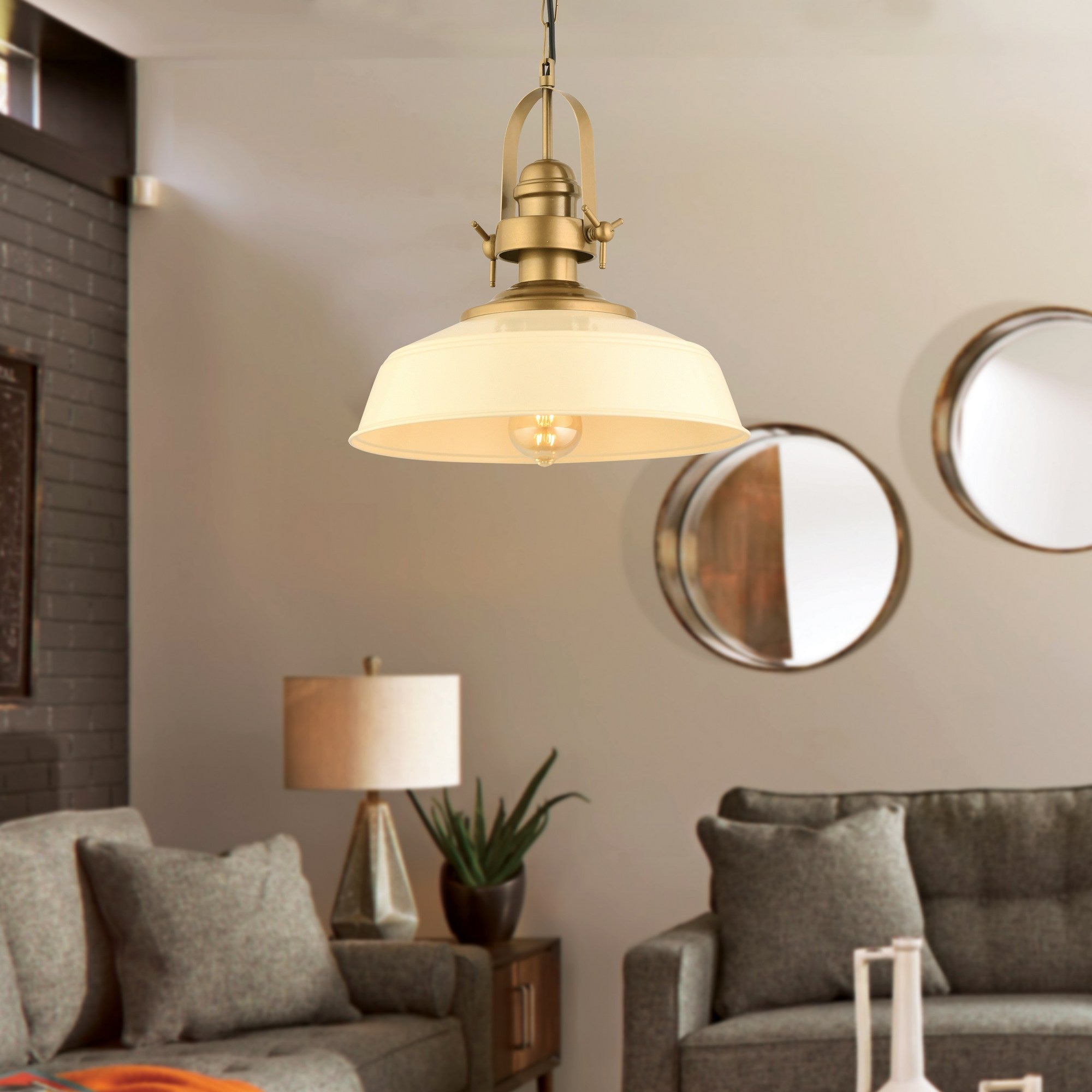 Candeeiro de Teto  - YM - 10 - Branco