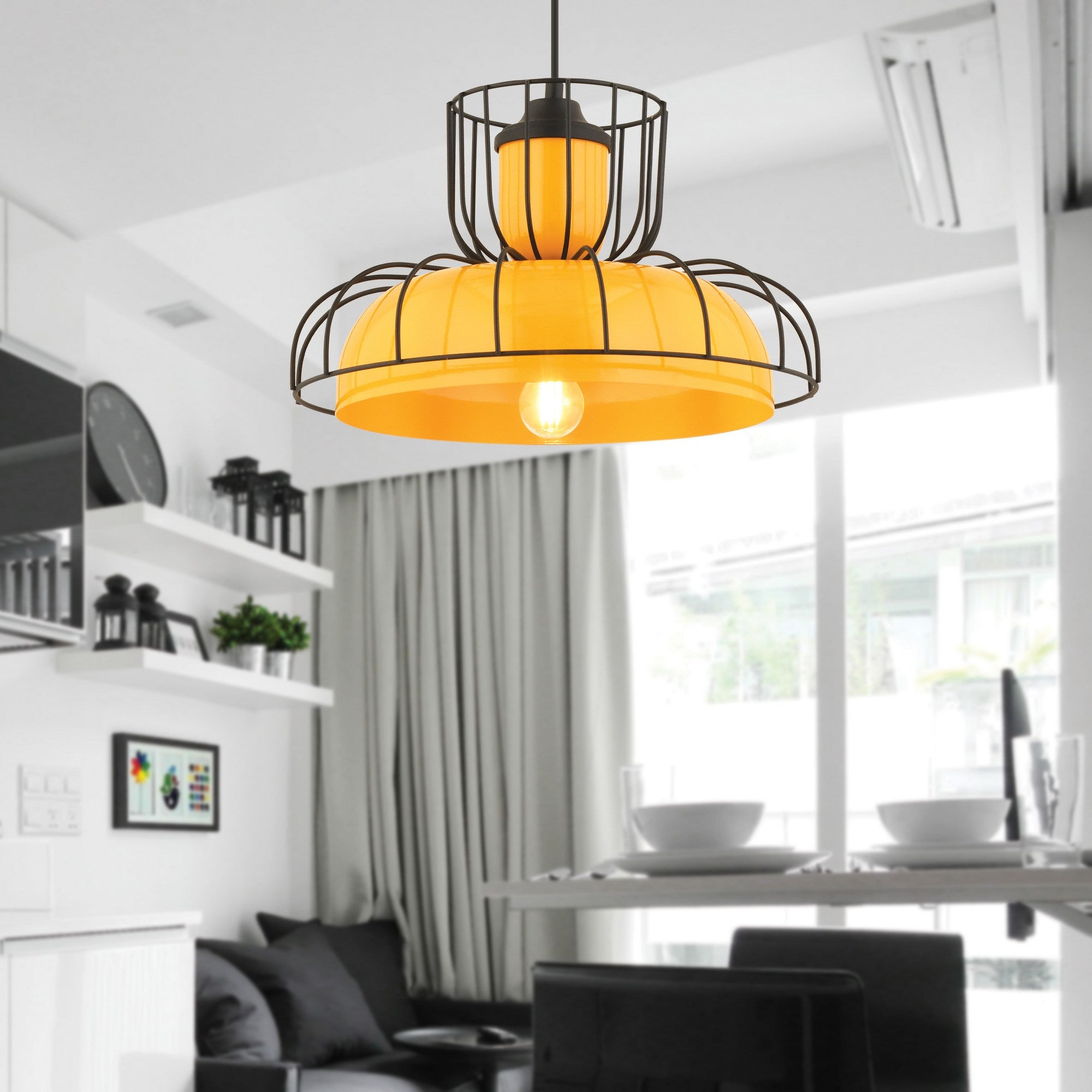 Candeeiro de Teto  - YM - 9 - Branco