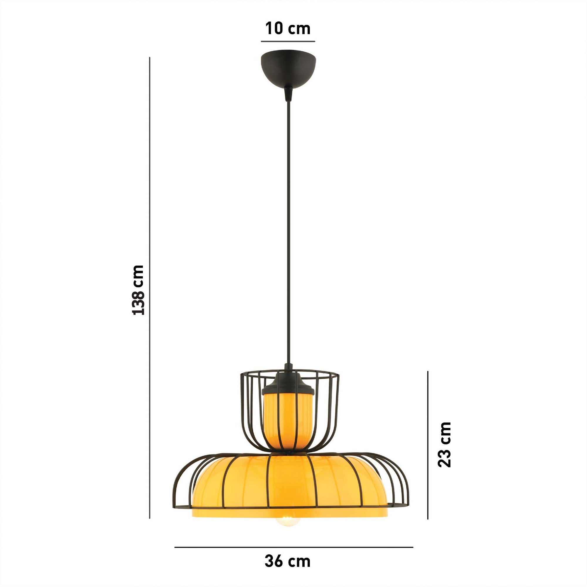 Candeeiro de Teto  - YM - 9 - Branco
