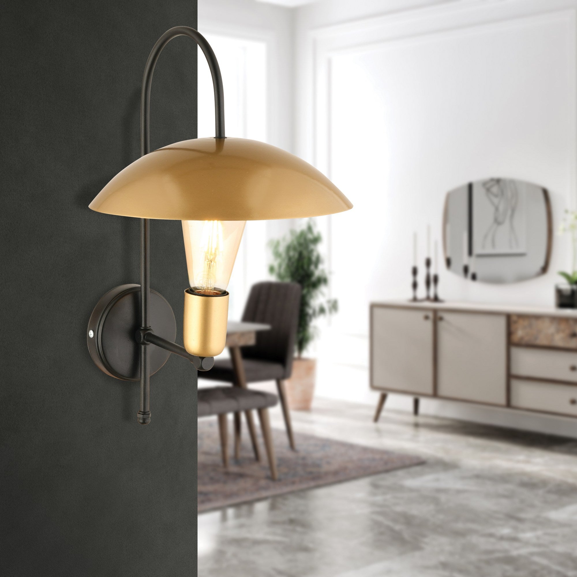 Candeeiro de Parede-AP-33-Ouro