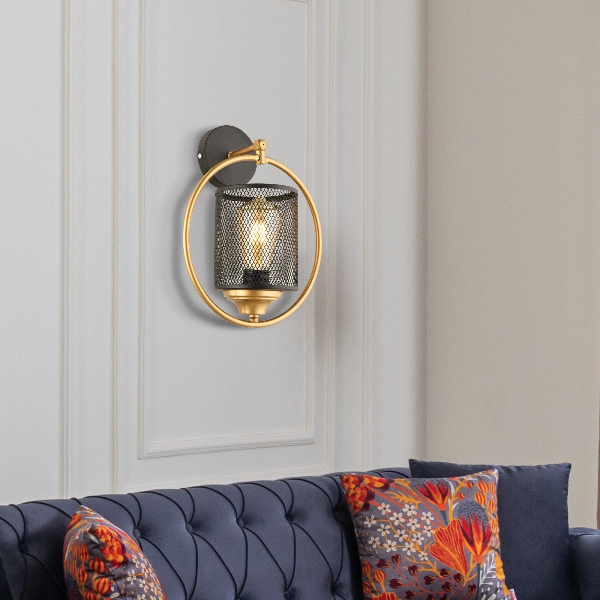 Candeeiro de Parede-AP-34-Preto