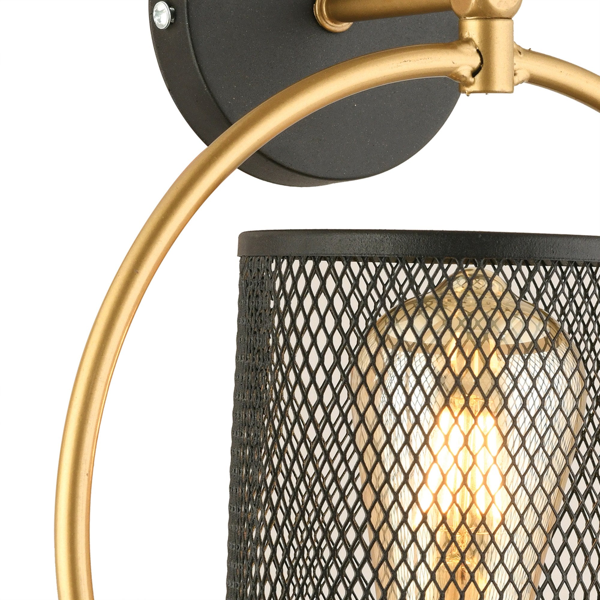 Candeeiro de Parede-AP-34-Preto