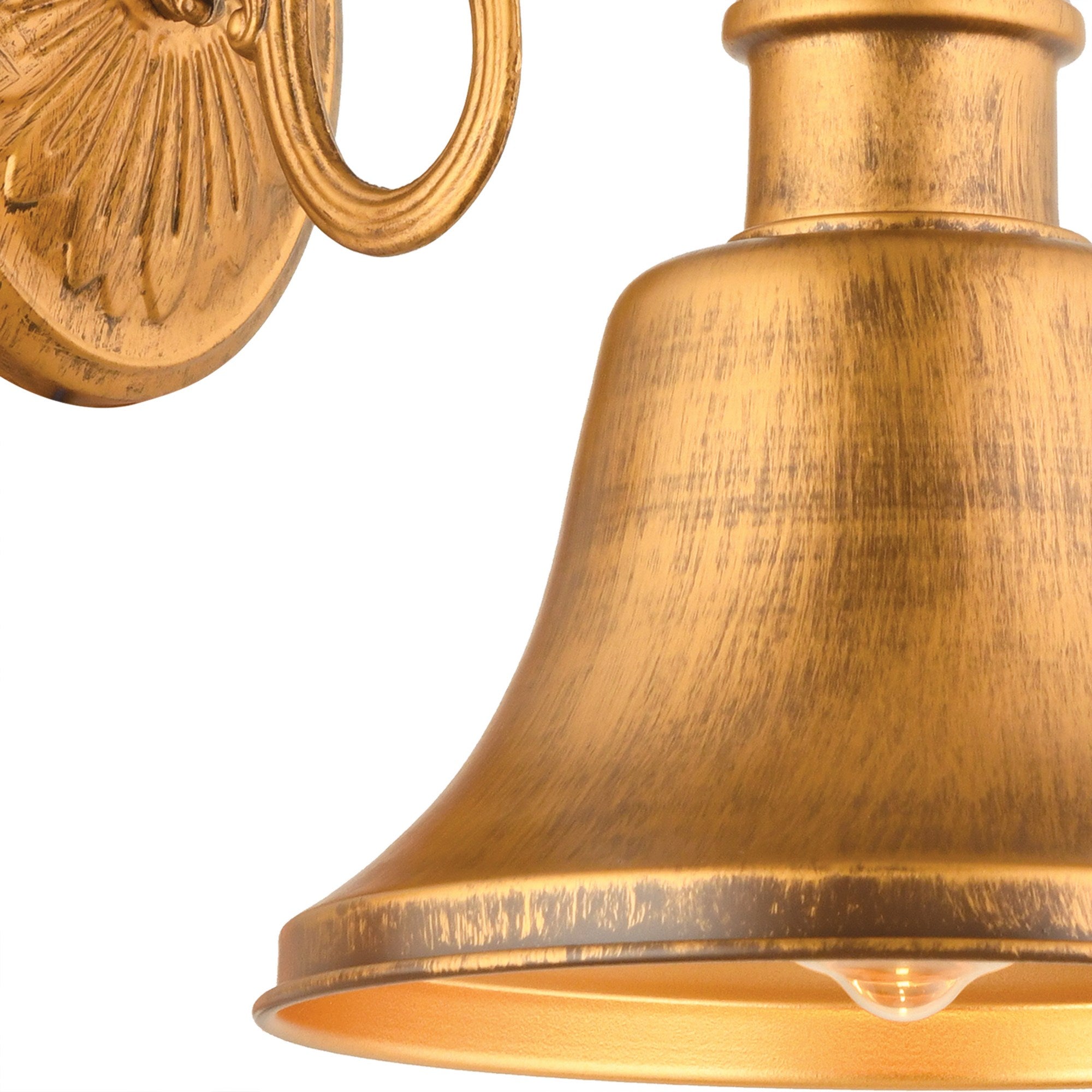 Candeeiro de Parede-AP-40-Ouro Vintage