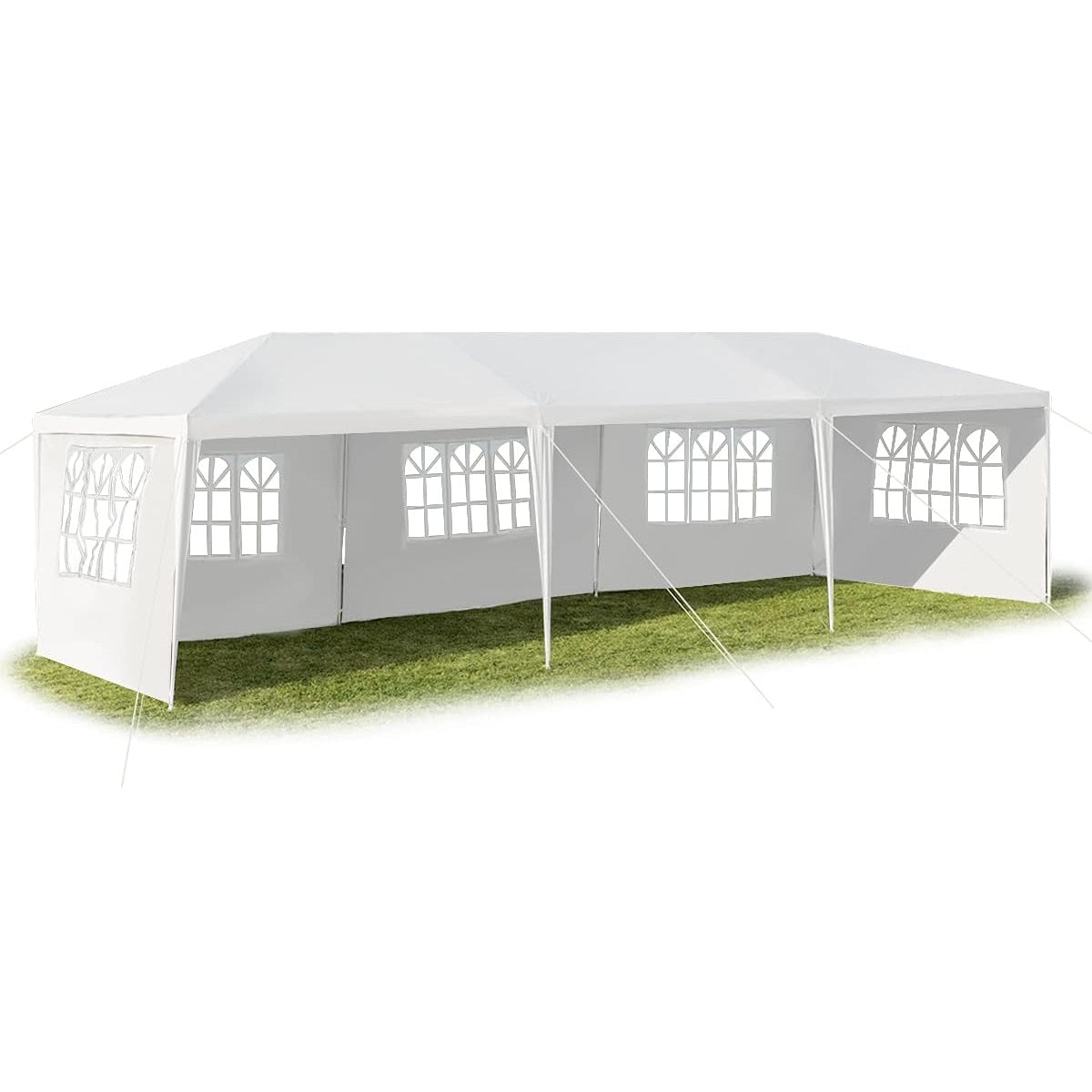 Carpa para Festa de Jardim 3 x 9 m com Cobertura Impermeável e Proteção UV - Branco