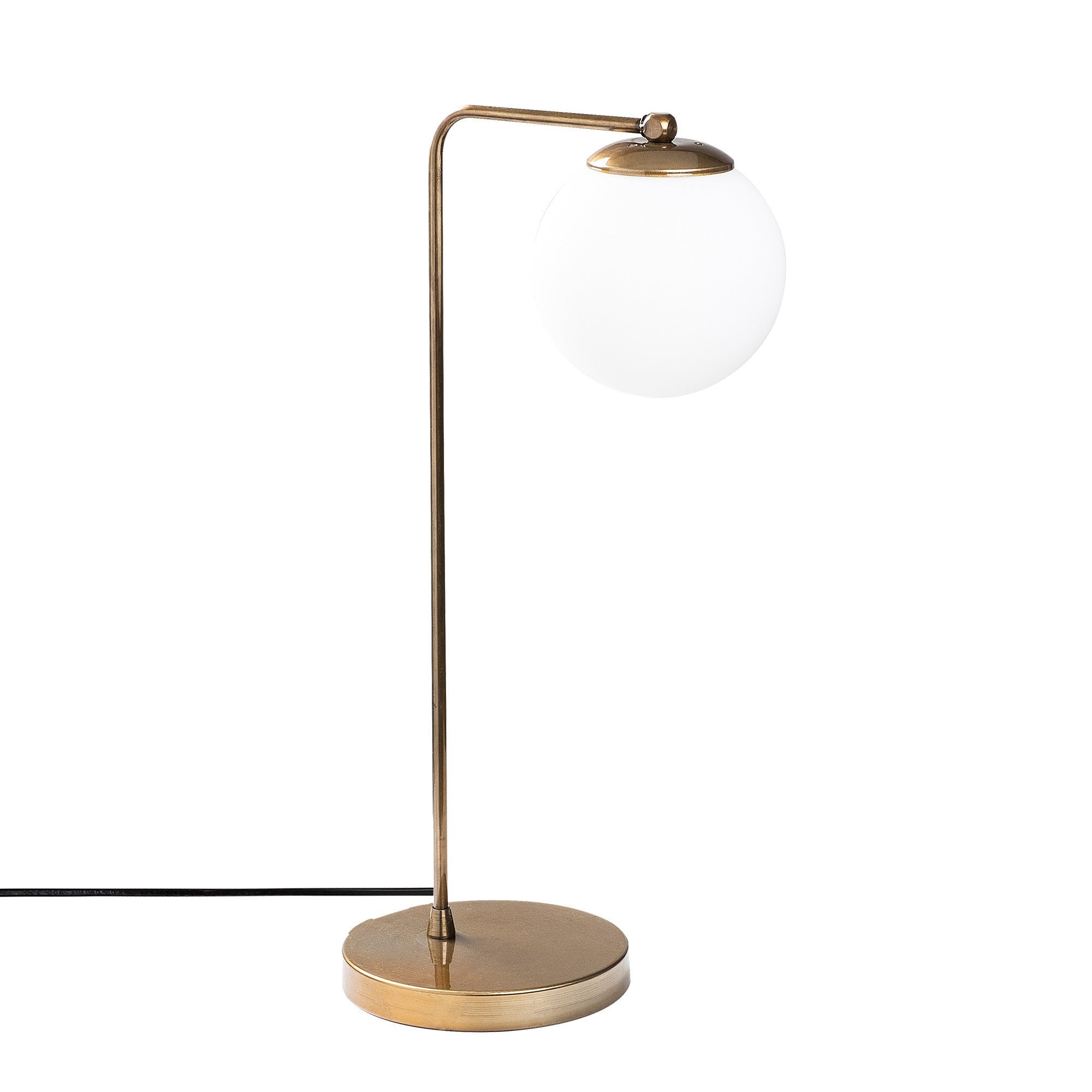 Candeeiro de Mesa Escandinava, Corpo em Metal Cobre, 15 x 28 x 55 cm | Soquete E27, Potência Máxima de 40 W, Cabo de 200 cm | Iluminação Elegante e Funcional para Espaços Modernos