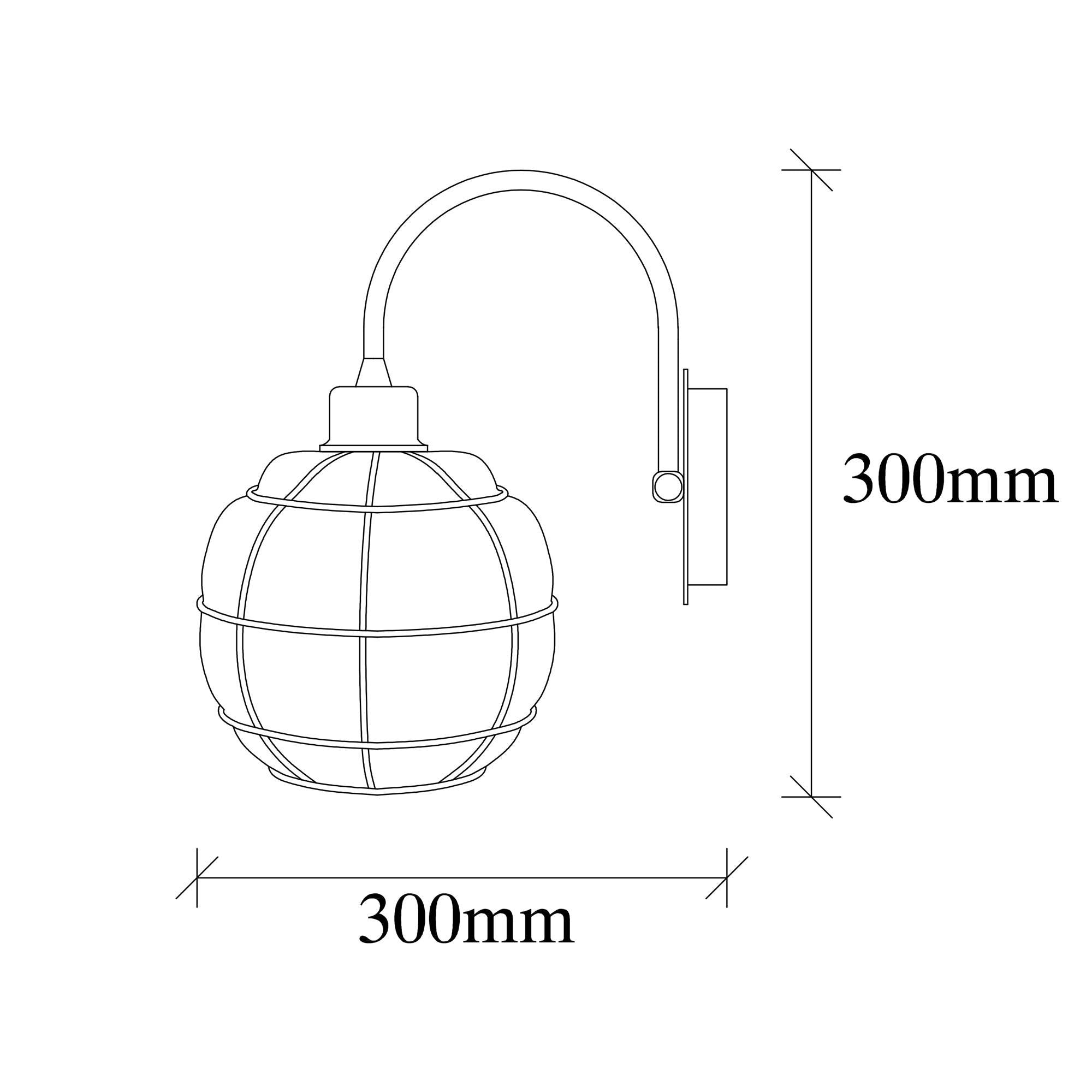 Candeeiro de Parede dourada glamorosa, corpo de metal, 23 x 27 cm, altura: 30 cm, soquete E27, potência máxima de 40 W, design elegante para hotéis e espaços modernos, classificação IP20