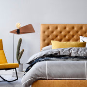 Candeeiro de Parede elegante em cobre, corpo de metal, 50 x 21 x 16 cm | Soquete E27, máx. 40 W | Classificação IP20, plugável | Perfeito para decoração e ambientação de casa moderna