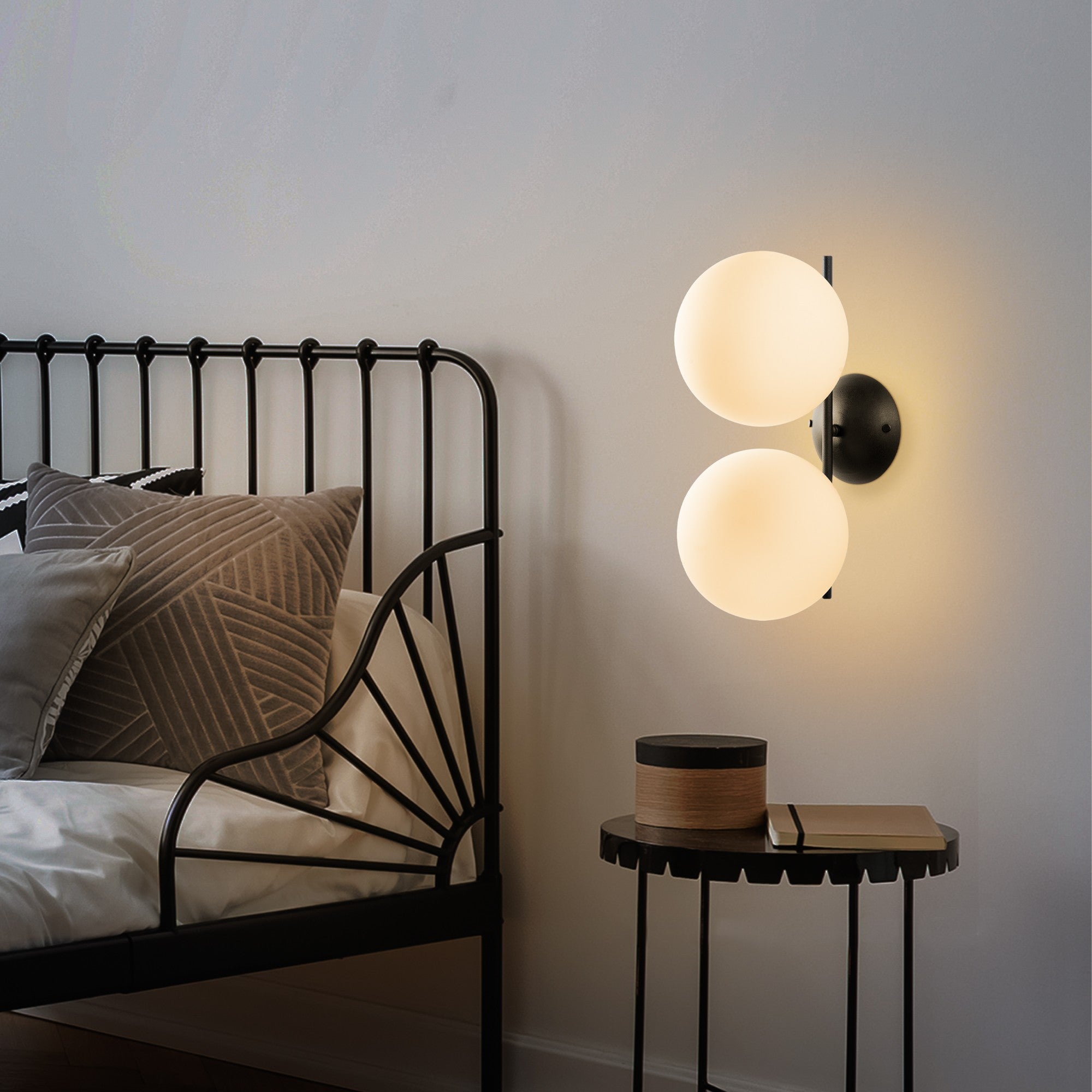 Candeeiro de Parede-Luminar-Preto