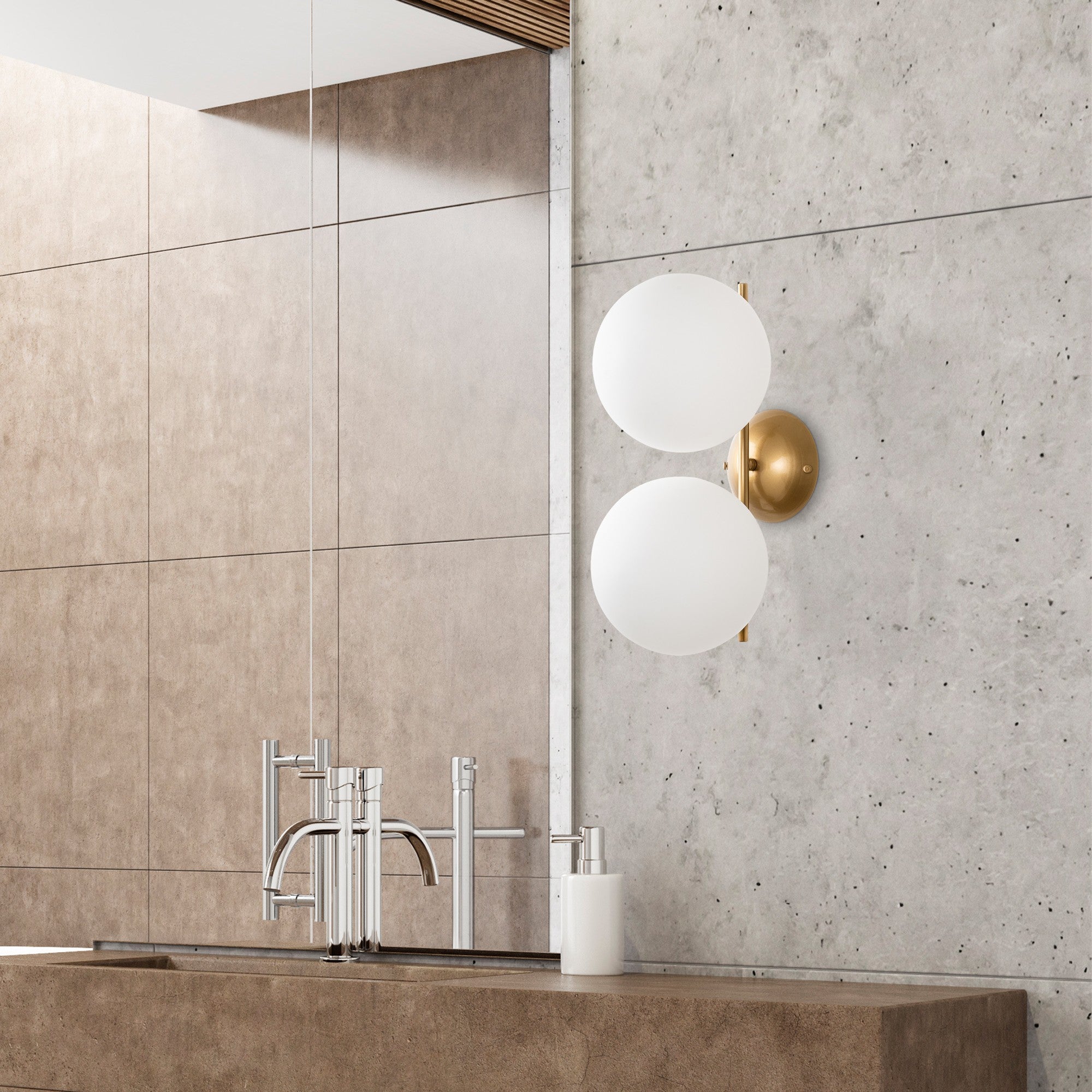 Candeeiro de Parede-Luminar-Ouro