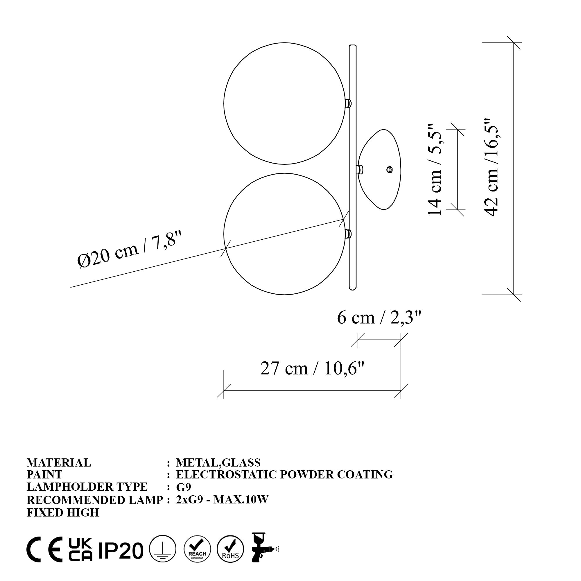 Candeeiro de Parede-Luminar-Ouro