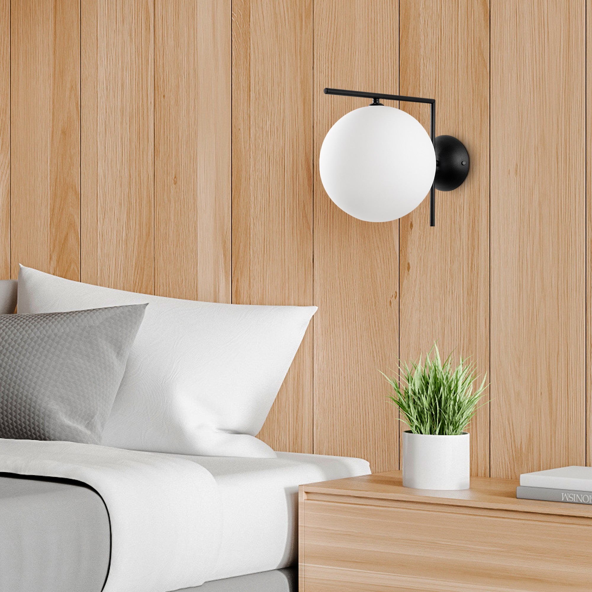 Candeeiro de Parede-Luminar-Preto