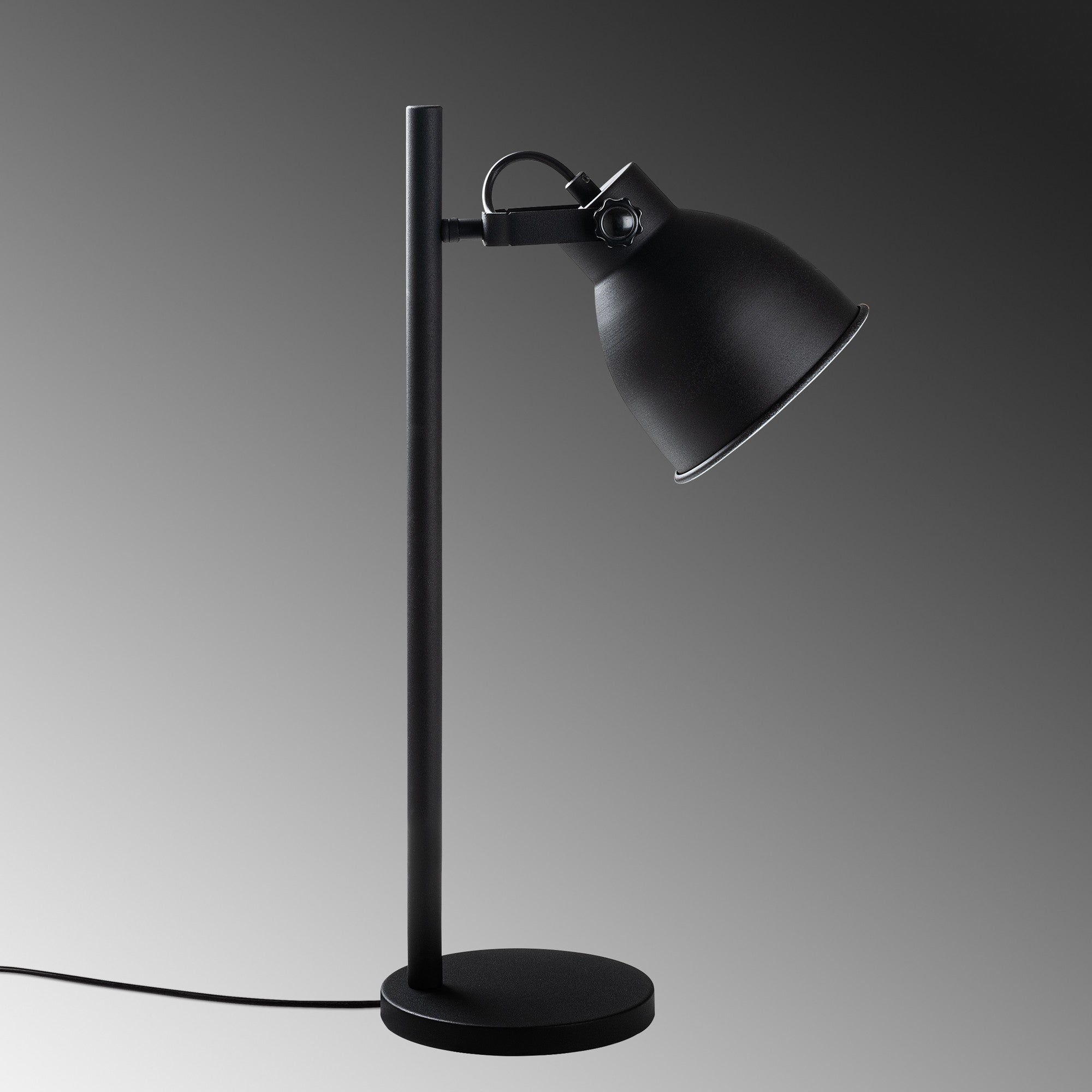 Candeeiro de Mesa Elegante Dourada, Corpo de Metal, Ø17 x A16 cm | 30 x 18 x 58 cm | Cabo de 200 cm, Interruptor Liga/Desliga | Soquete E14, Máx. 40 W | Iluminação Elegante para Decoração de Casa
