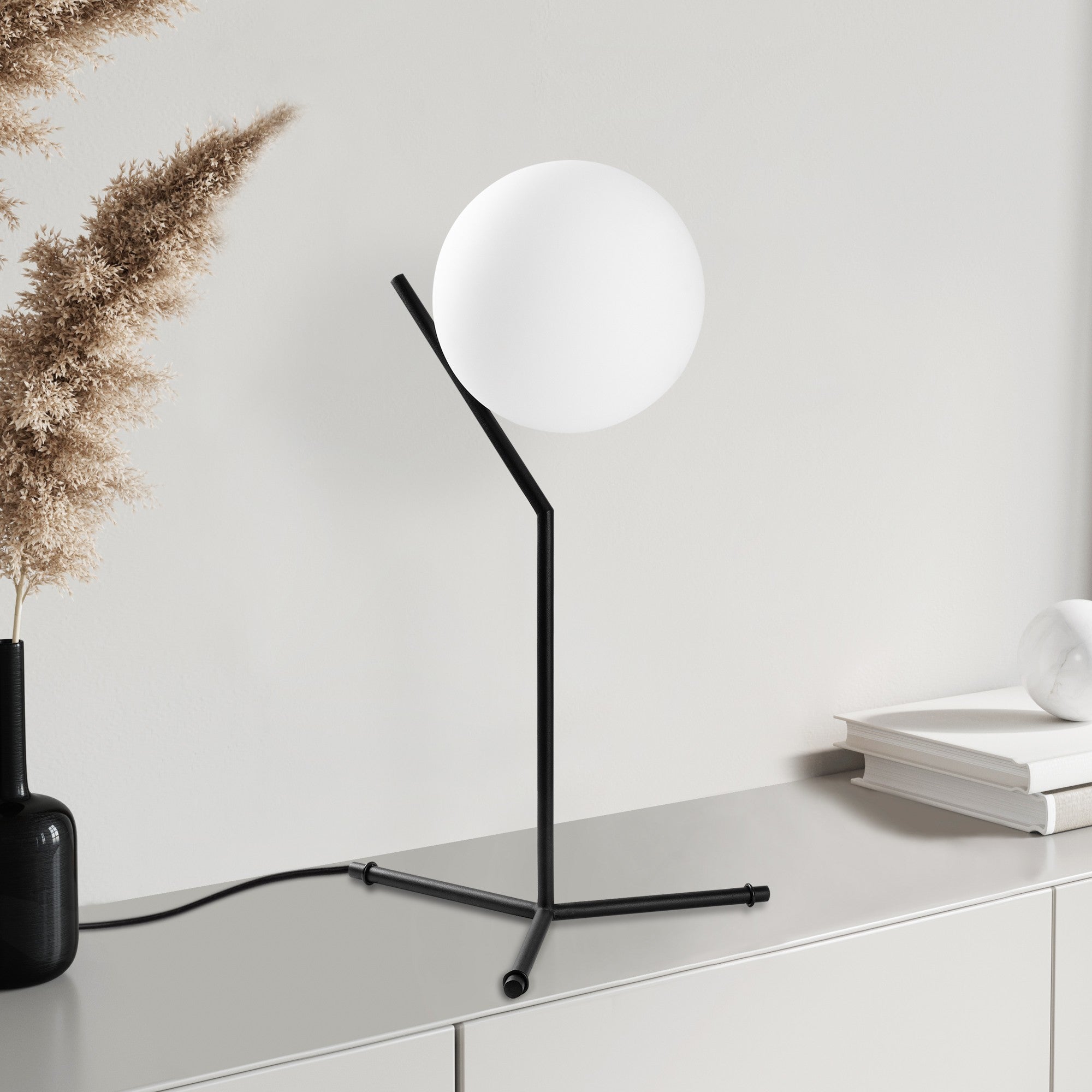 Candeeiro de mesa-Luminar-Preto