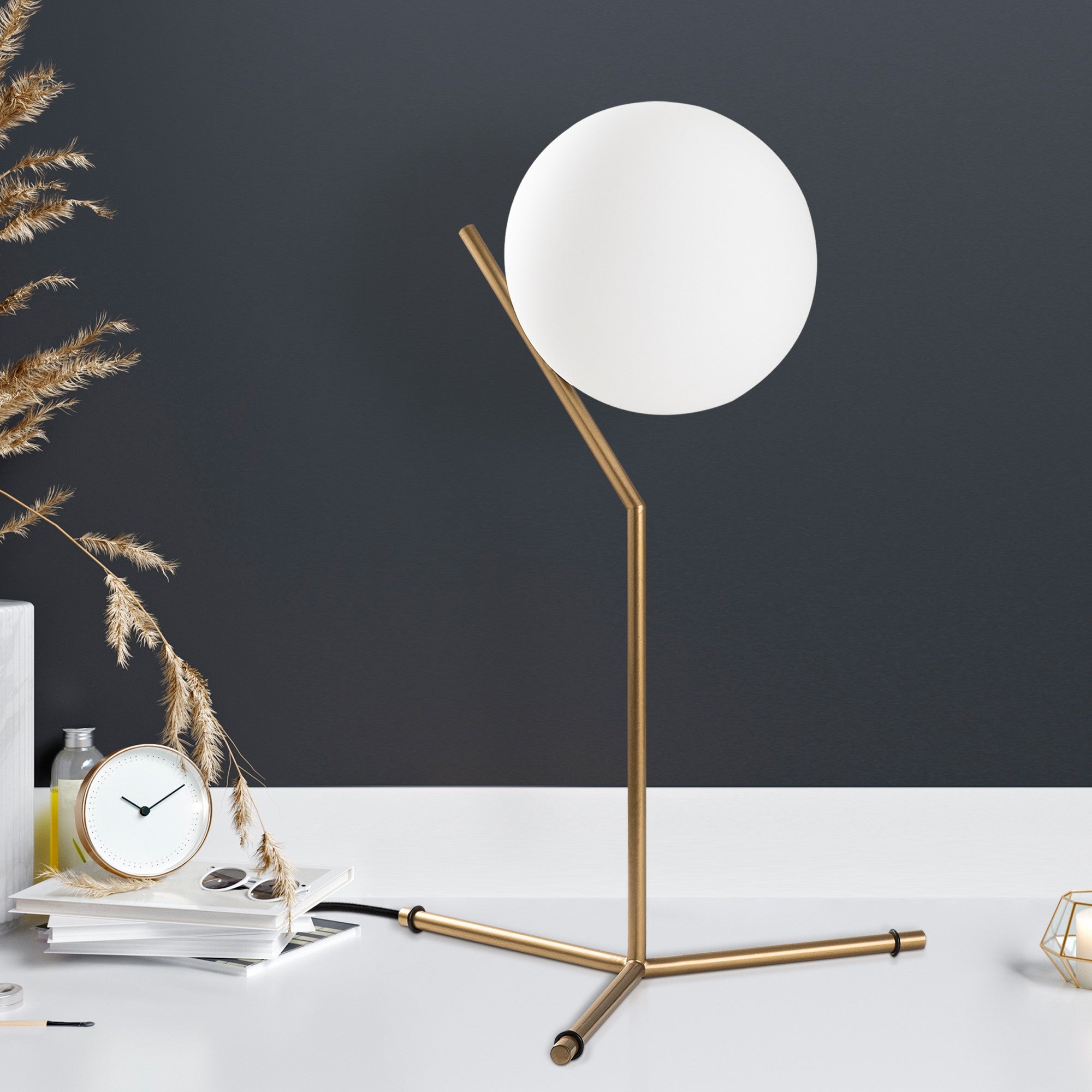 Candeeiro de mesa-Luminar-Ouro