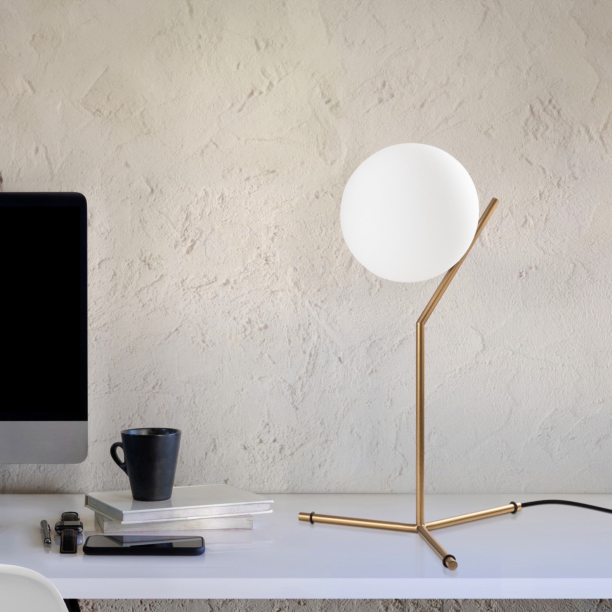 Candeeiro de mesa-Luminar-Ouro