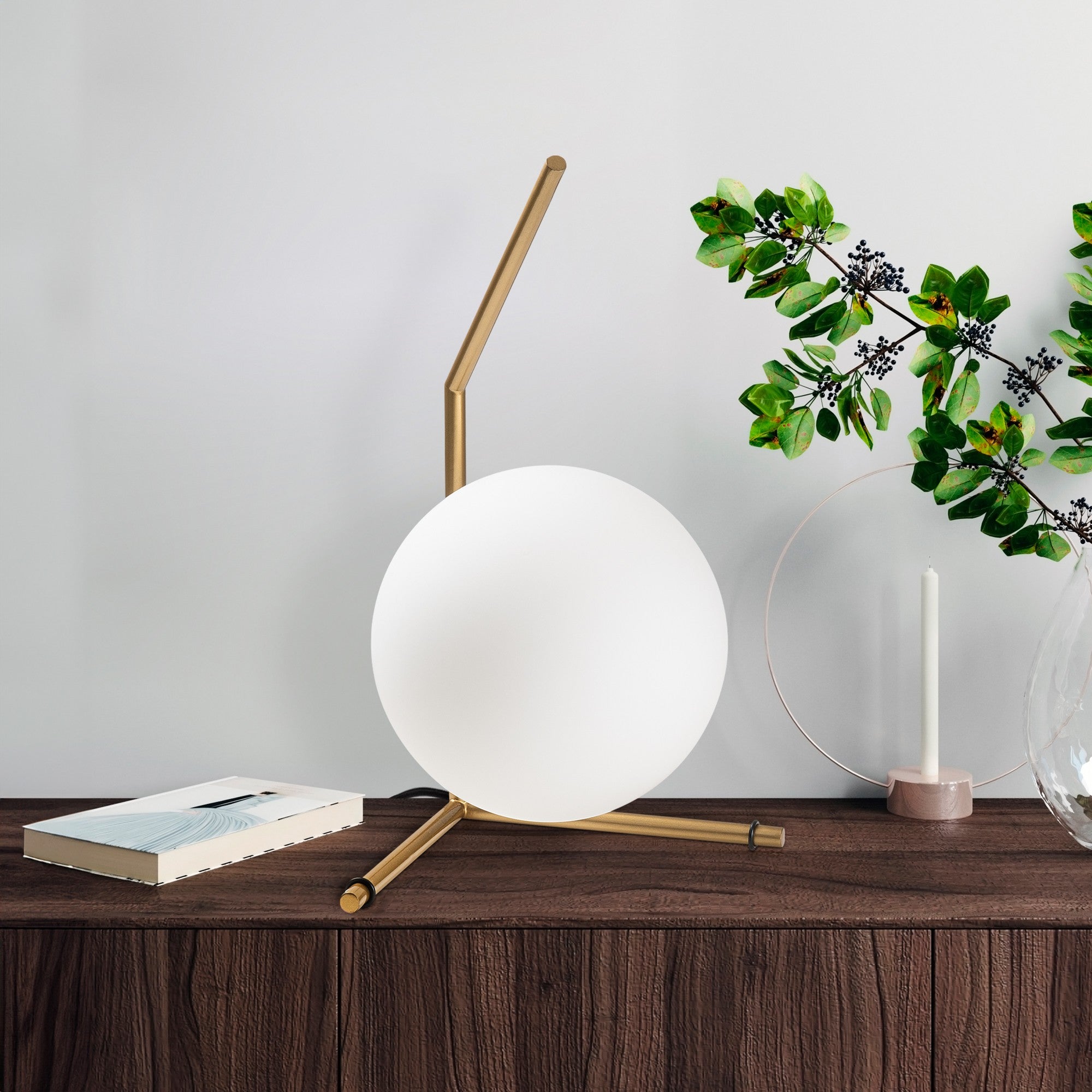 Candeeiro de mesa-Luminar-Ouro
