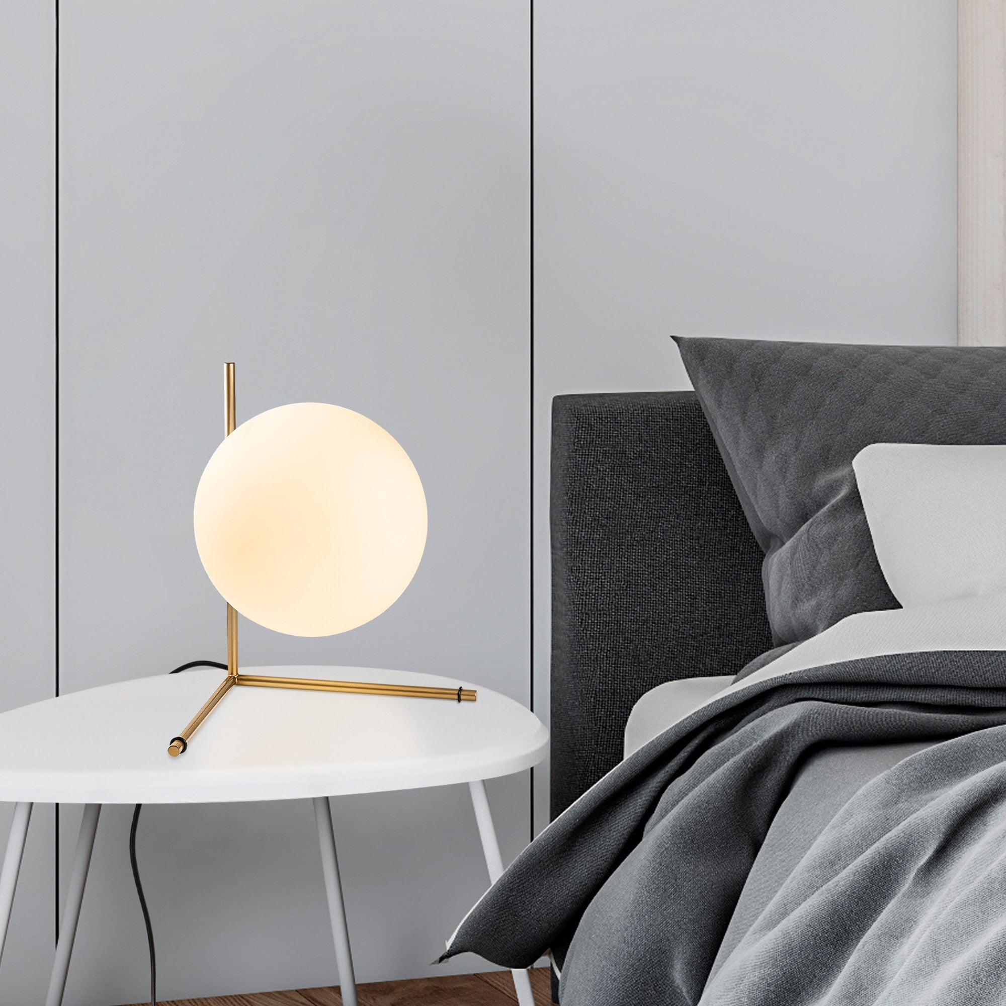 Candeeiro de mesa-Luminar-Ouro