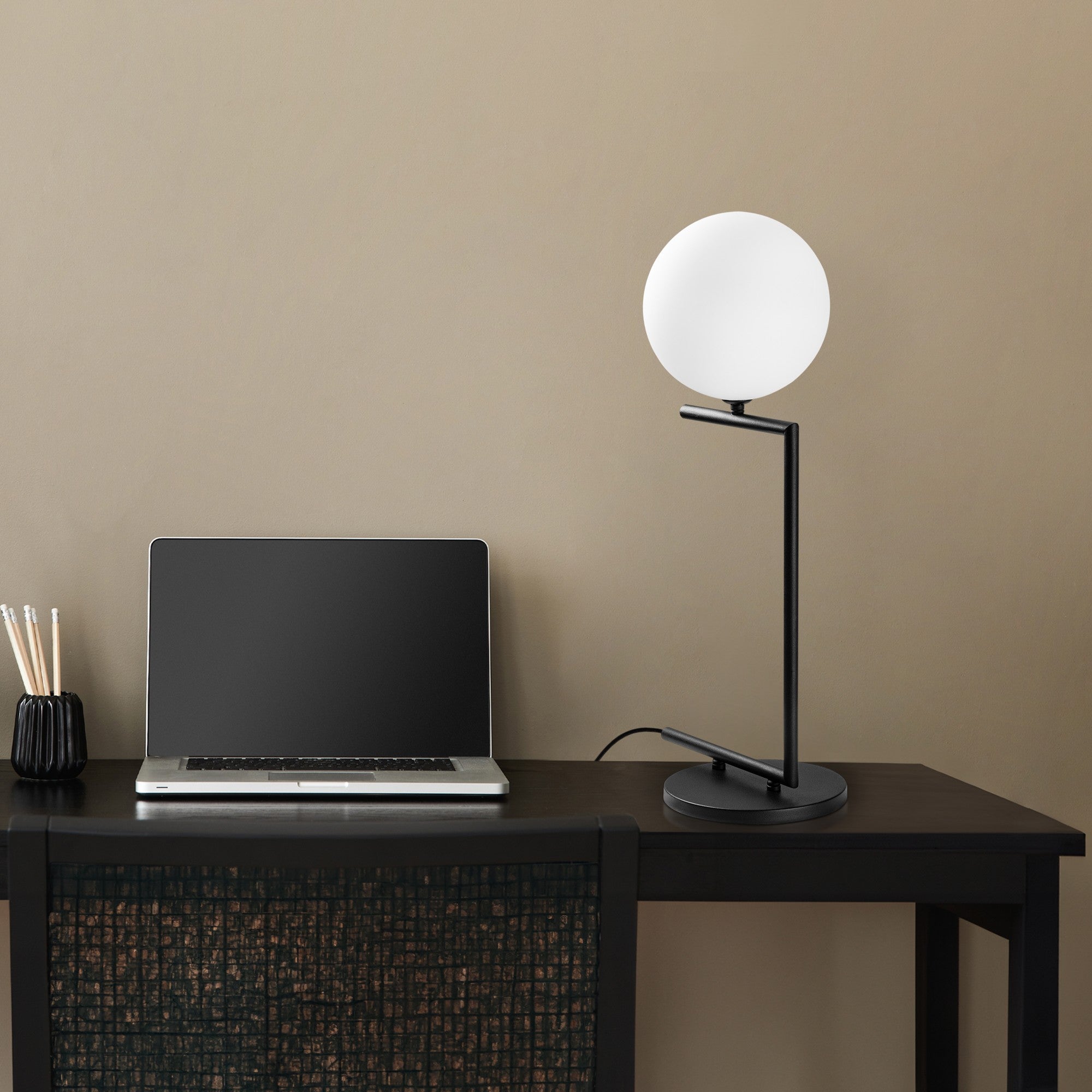 Candeeiro de mesa-Luminar-Preto