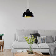 Candeeiro de Teto Industrial Escandinavo, Corpo em Metal Preto, 31 x 31 cm, Altura 120 cm, E27 máx. 40 W, Cabo de 90 cm | Iluminação Elegante para Espaços Modernos