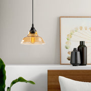 Candeeiro de Teto Escandinavo, Corpo em Metal Preto, 20 x 20 cm, Altura 108 cm, Soquete E27 Máx. 40 W, Cabo de 90 cm | Iluminação Elegante para Espaços Modernos